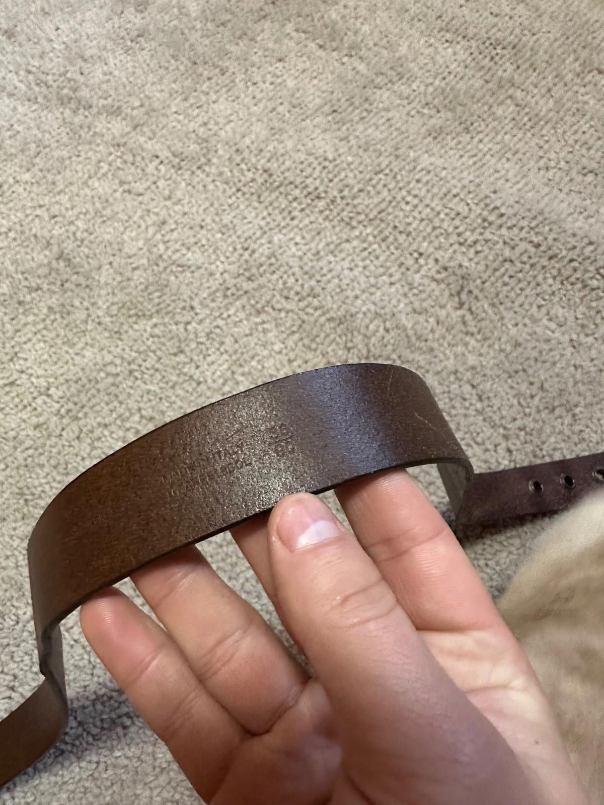 Burberry Burberry Brown Leather Belt 36/90 Size ONE SIZE - 10 Thumbnail