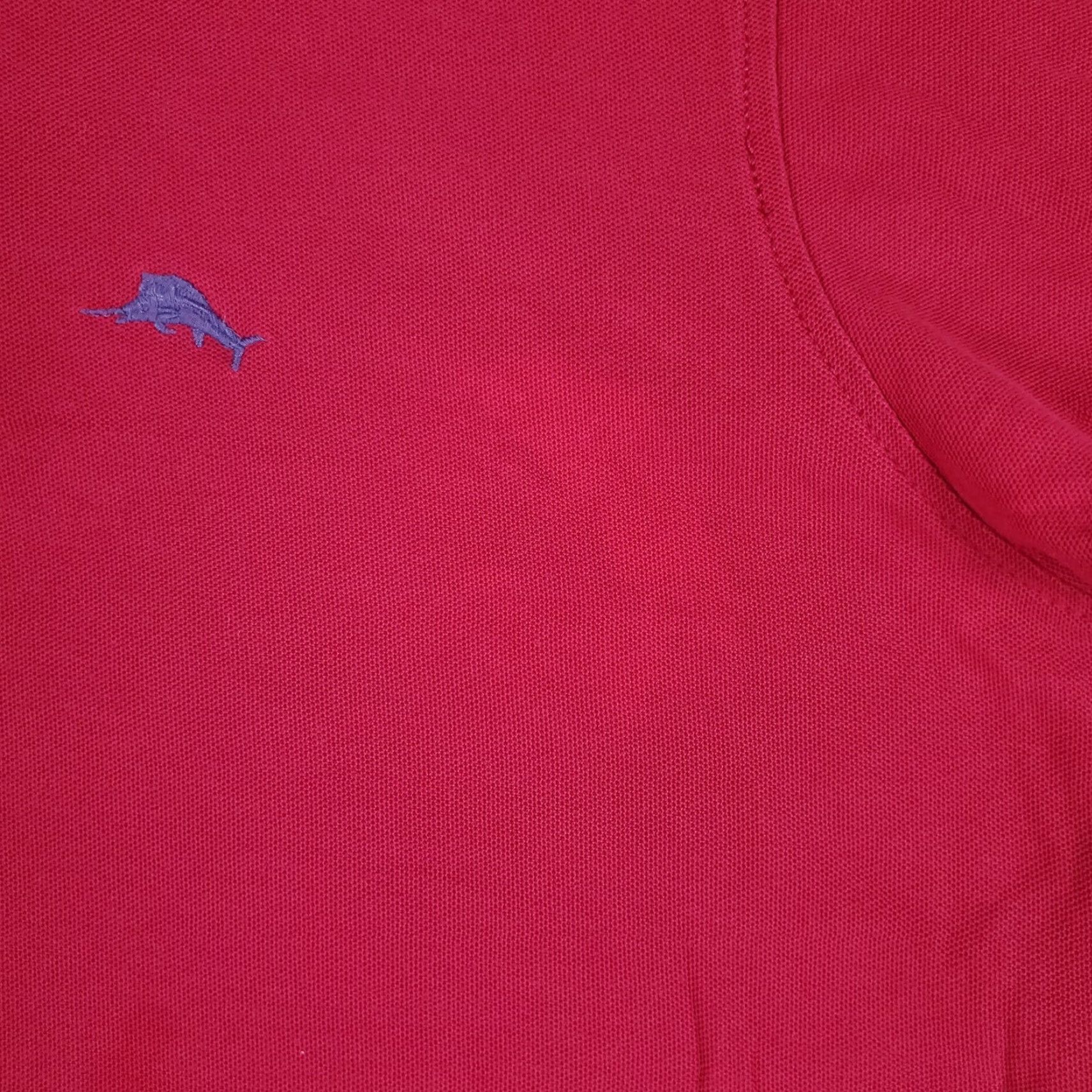 Tommy Bahama VINTAGE Tommy Bahama Polo Shirt Mens Medium Magenta Marlin Casual Short Sleeve Size US M / EU 48-50 / 2 - 4 Thumbnail