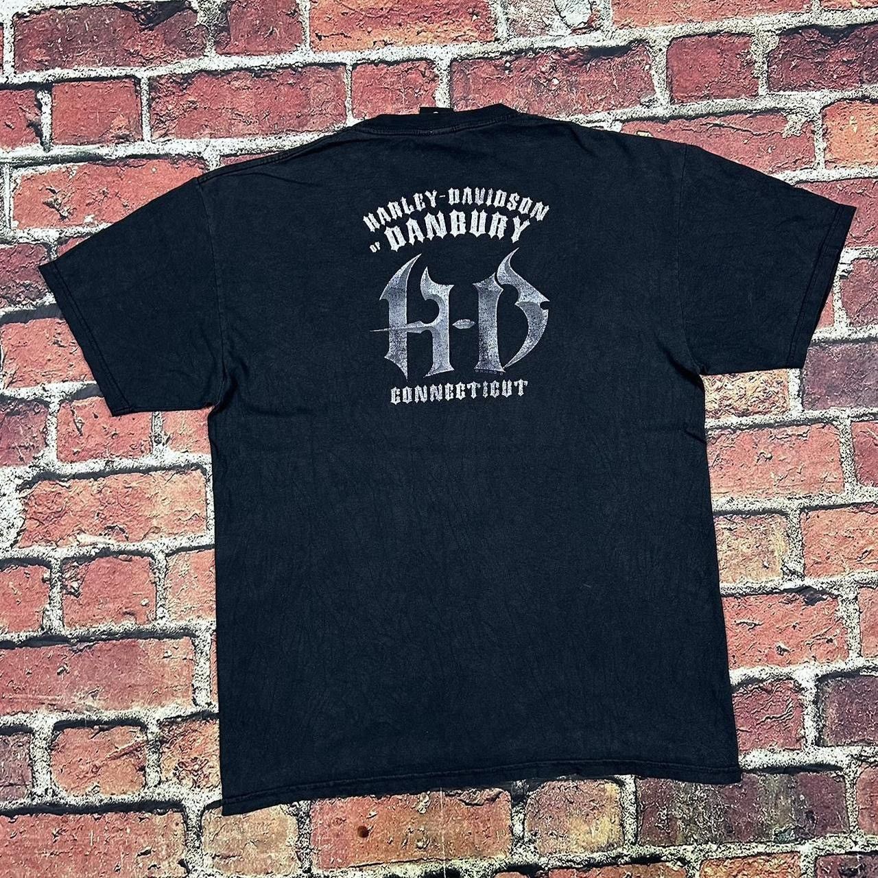 Vintage Vintage Harley Davidson Distressed Flames Tribal T-Shirt Size US L / EU 52-54 / 3 - 2 Thumbnail