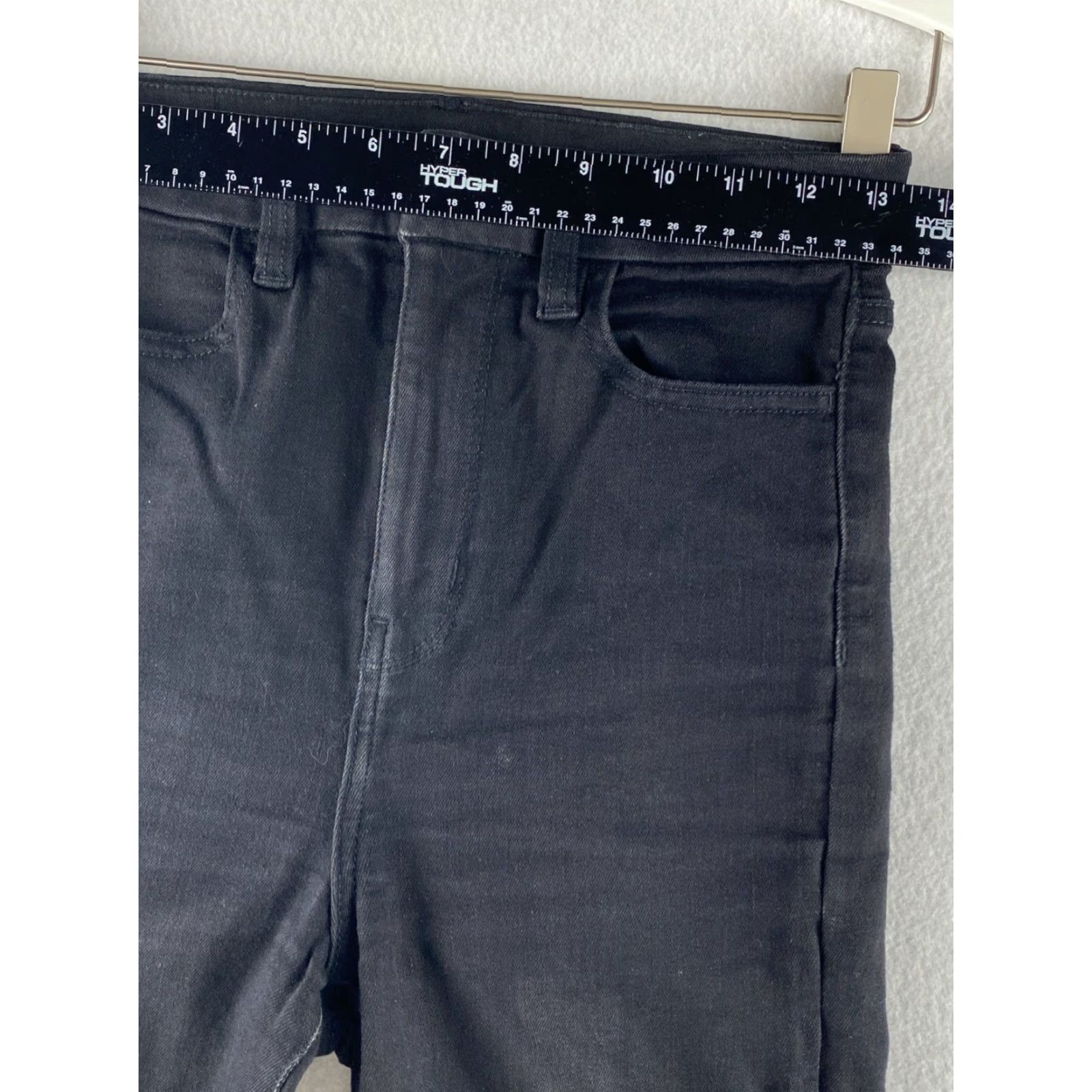 American Eagle Outfitters American Eagle Outfitters Jeans Womens 4 Black High Rise Ankle Skinny Stretch Jegging 27x26 Modern 90s Mens Womens Boys Girls Size 27" / US 4 / IT 40 - 3 Thumbnail