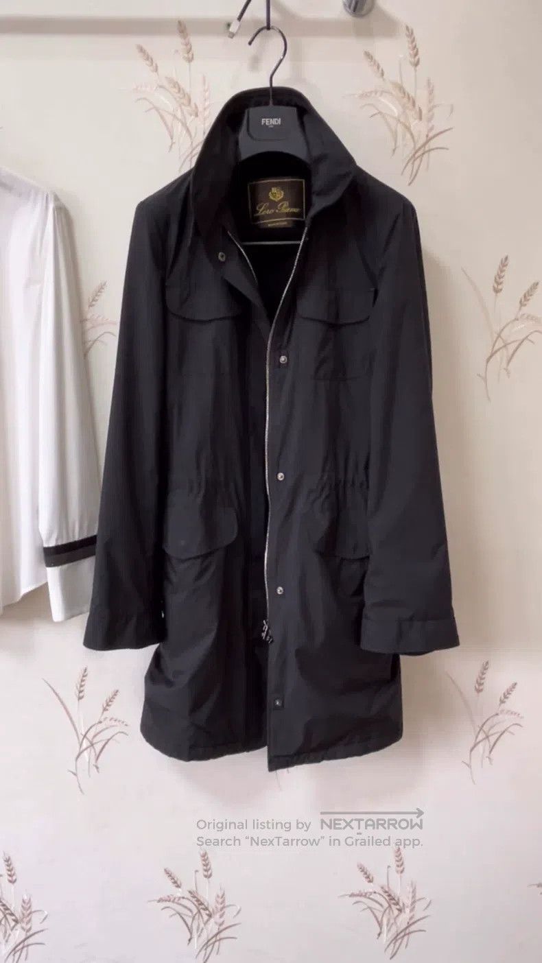 Loro Piana Loro Piana Classic black hooded cashmere traveller mid-len Size S / US 4 / IT 40 - 1 Thumbnail