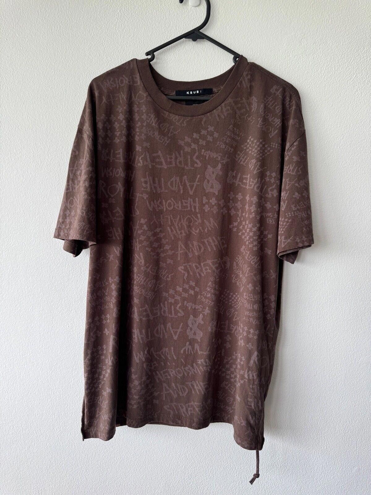 Ksubi new ksubi tee t shirt top mens medium heroism biggie brown Size US M / EU 48-50 / 2 - 1 Thumbnail