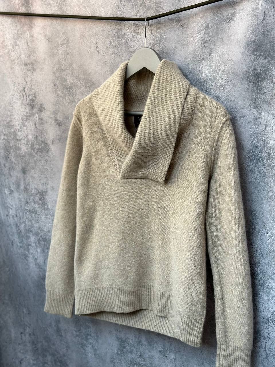 Allsaints × Vintage Allsaints Spitalfields Skythe Funnel Shawl Collar Sweater Size US L / EU 52-54 / 3 - 1 Thumbnail