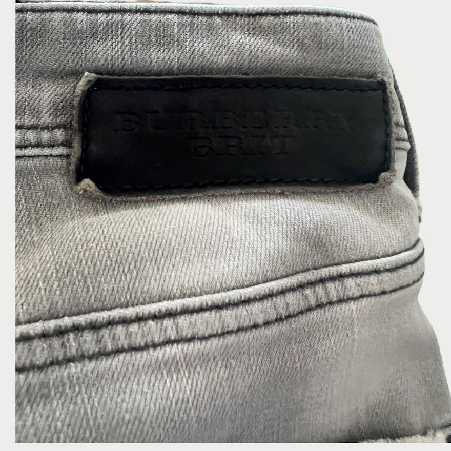 Burberry Burberry Brit | Kensington Skinny Low-Rise Gray Jeans | 26 Size 26" / US 2 / IT 38 - 9 Thumbnail