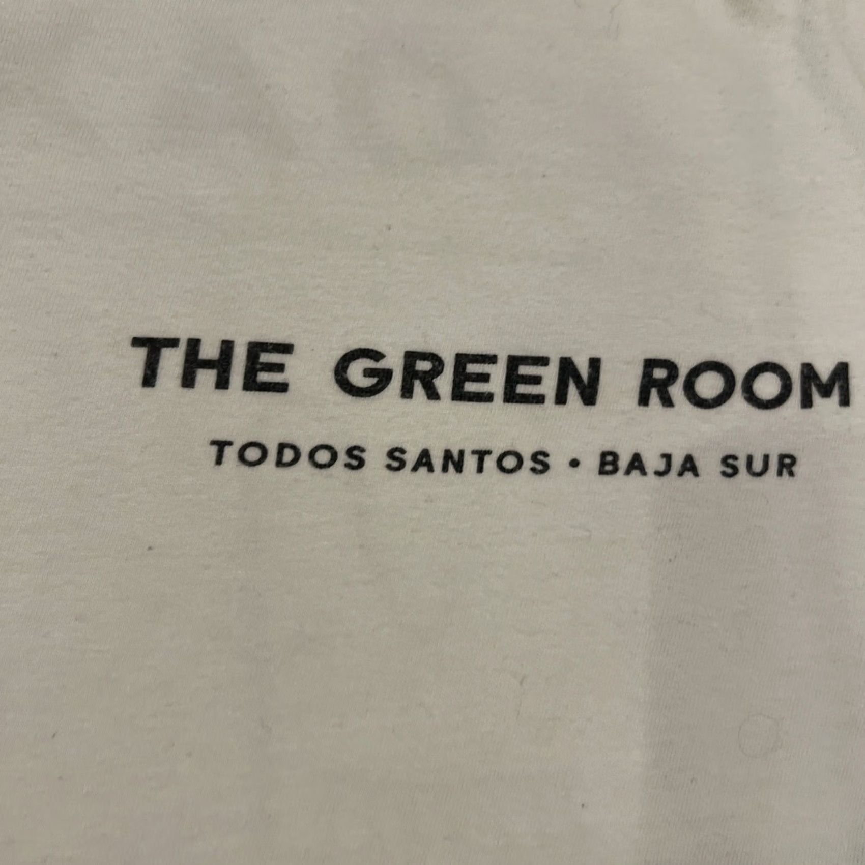 Vintage VINTAGE The Green Room Todos Santos Mexico Santiago Matatlan Surfer Shirt Large Men White Cotton Blend Graphic Print Beach California Nature Outdoor Size US L / EU 52-54 / 3 - 4 Thumbnail