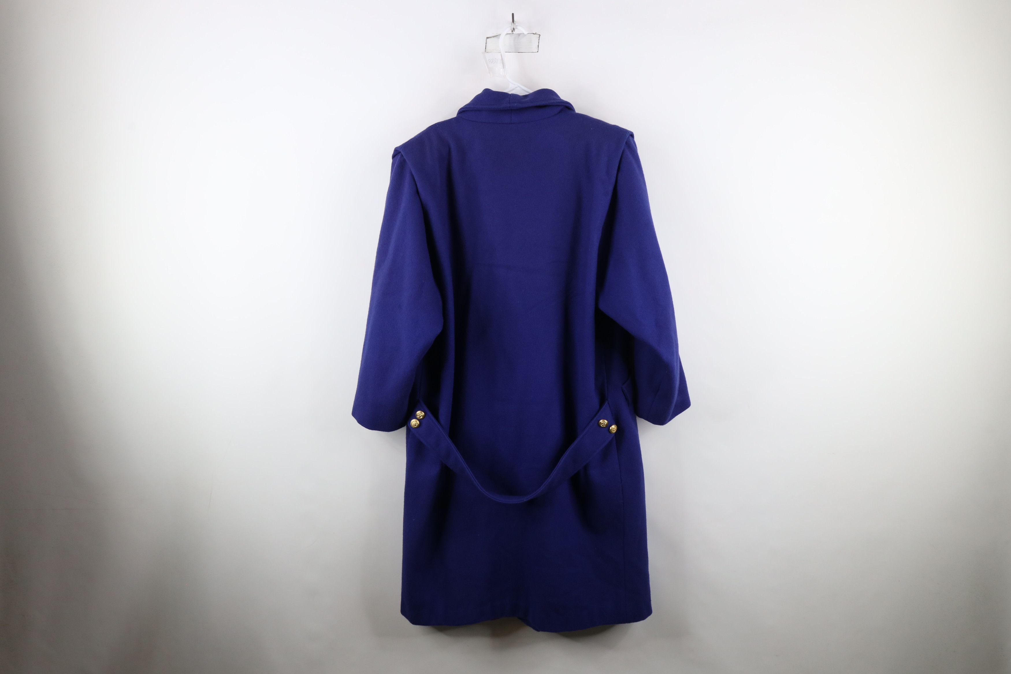 Vintage Vintage 70s Streetwear Breasted Wool Trench Coat Jacket Size XXL / US 16-18 / IT 52-54 - 11 Thumbnail