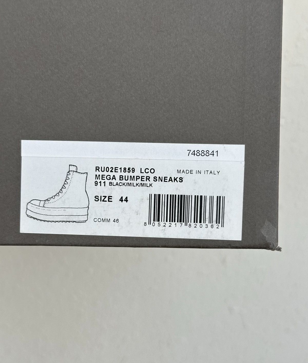 Rick Owens Rick Owens Mainline Leather High-Top Platform Sneakers Size US 10 / EU 43 - 9 Thumbnail
