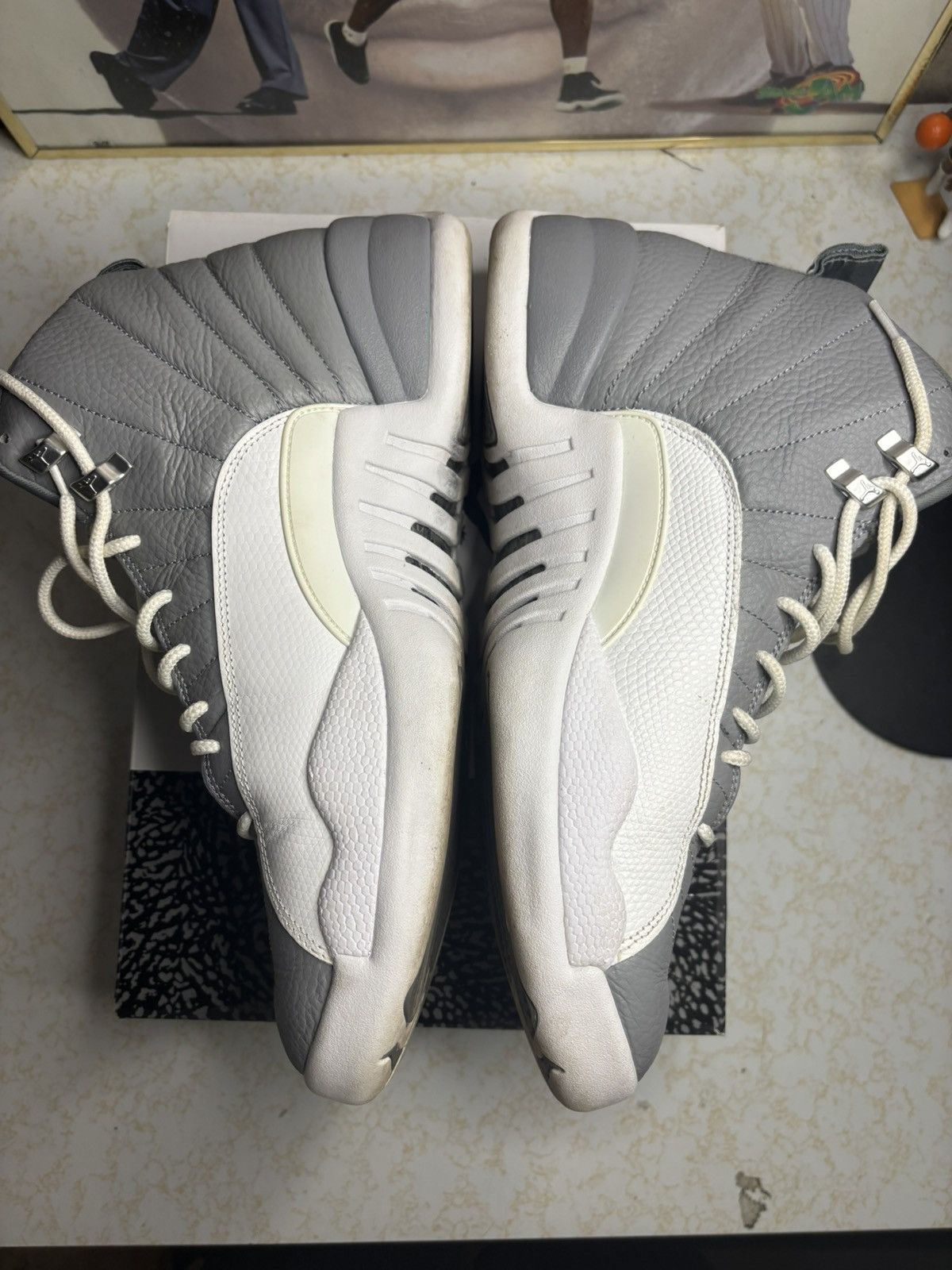 Jordan Brand Jordan Retro 12 ‘grey’ Size US 13 / EU 46 - 3 Thumbnail