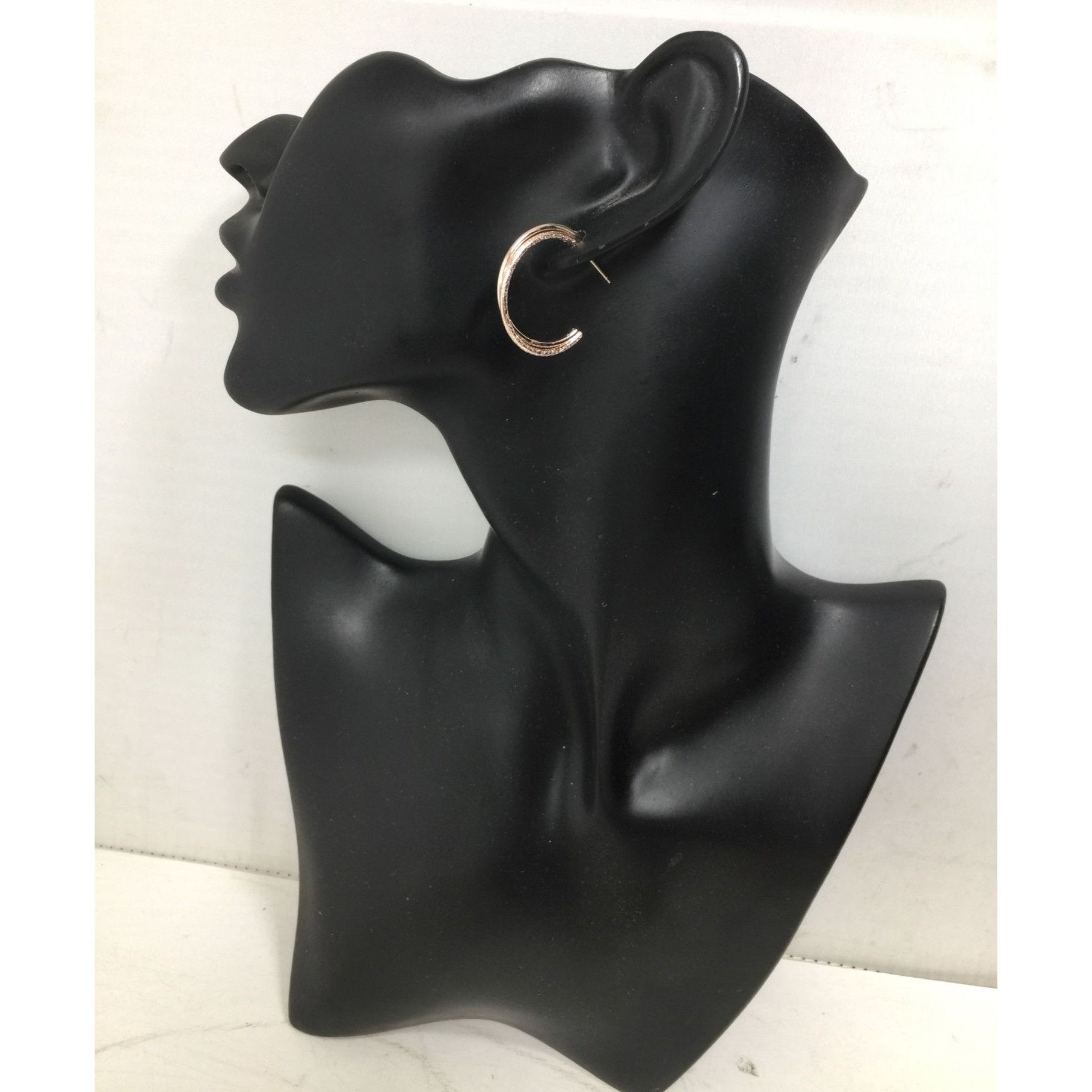 Other Women's Small Rose Gold Double Hoop Earrings Size ONE SIZE - 5 Thumbnail