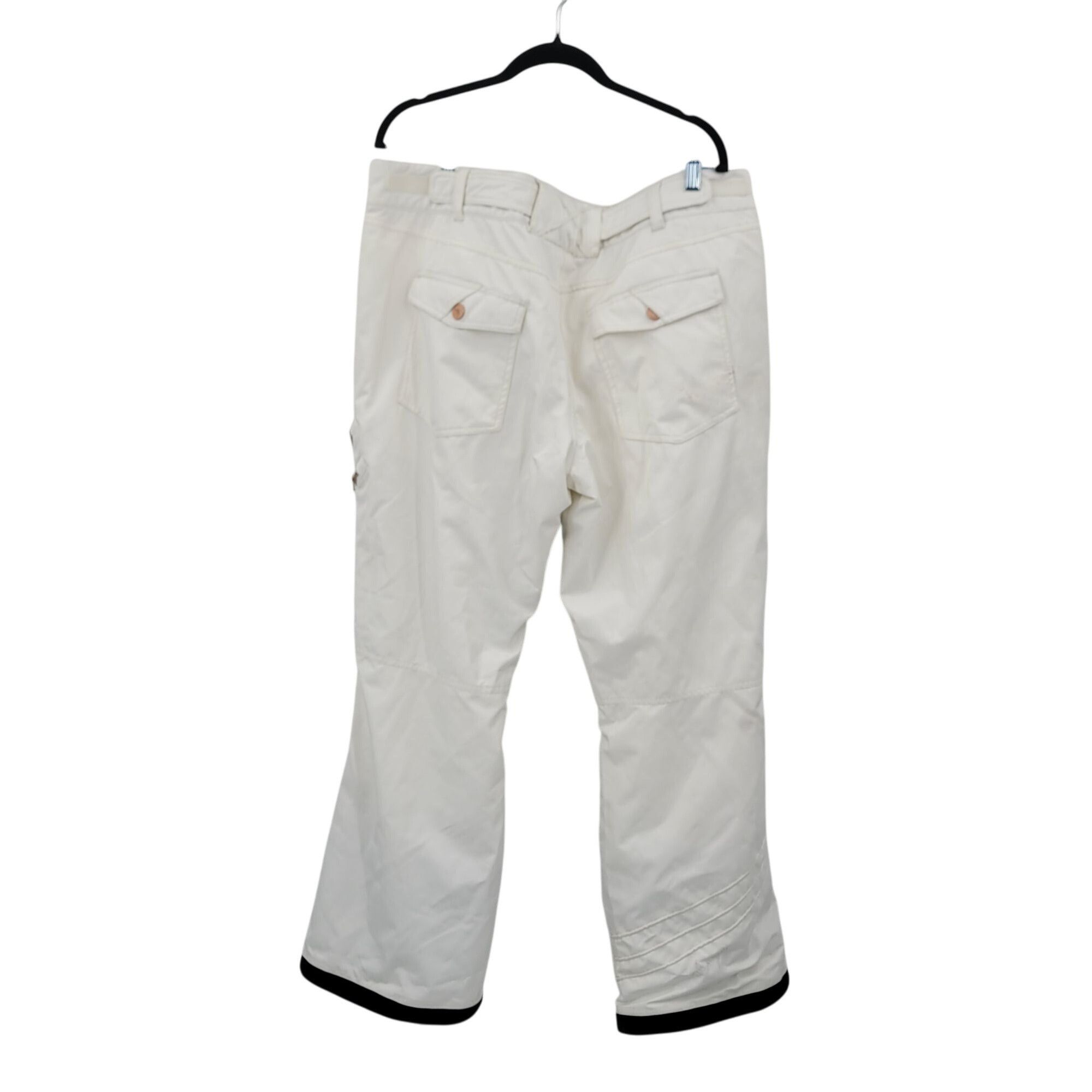 Obermeyer Obermeyer Ladies16 White Delia Snow Pants Snowboarding Winte Size 38" / US 16 / IT 52 - 2 Thumbnail