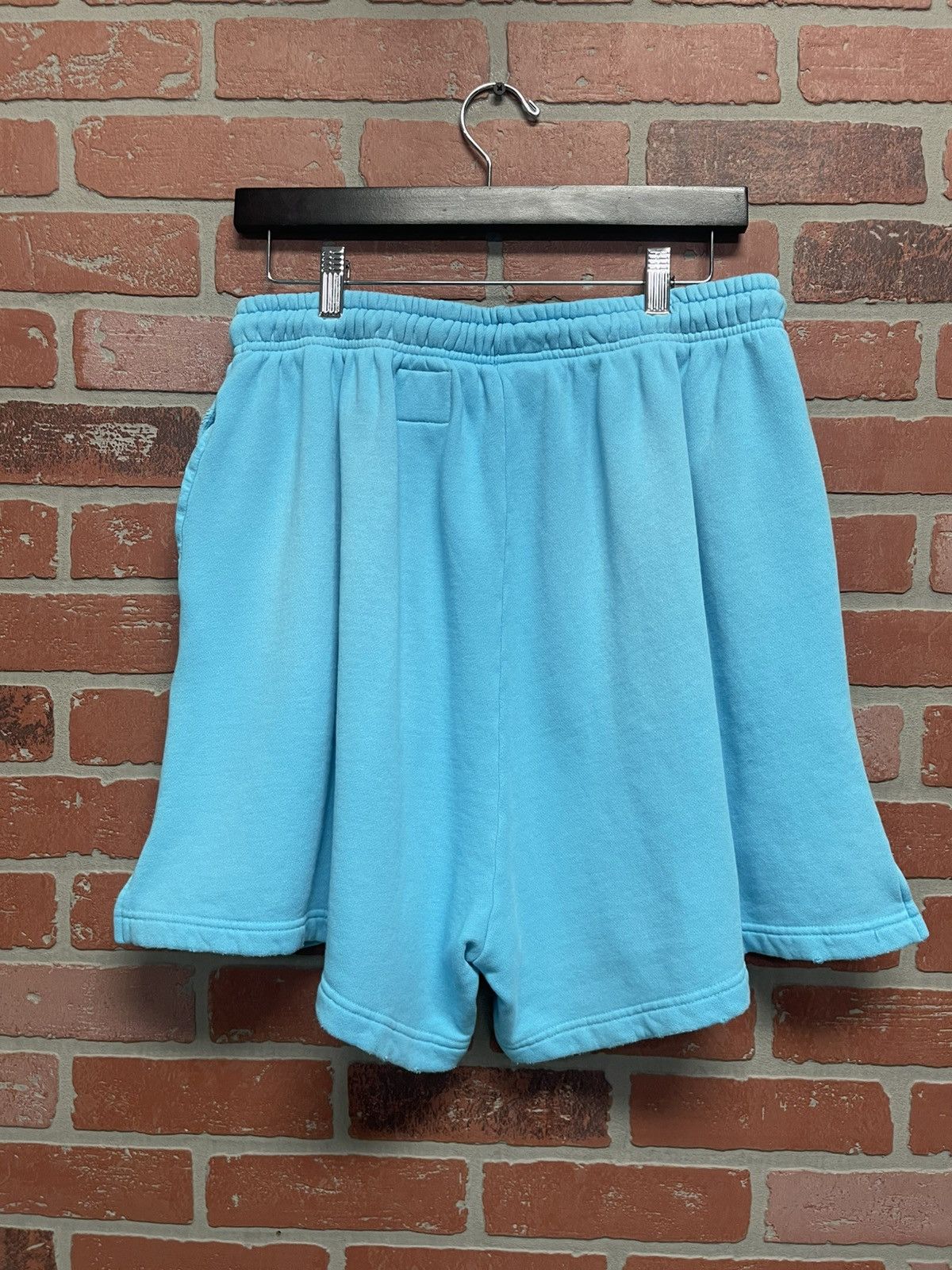 HELLSTAR Size L - Hellstar Studio Shorts Blue Flame Brand New! Size US 32 / EU 48 - 4 Thumbnail