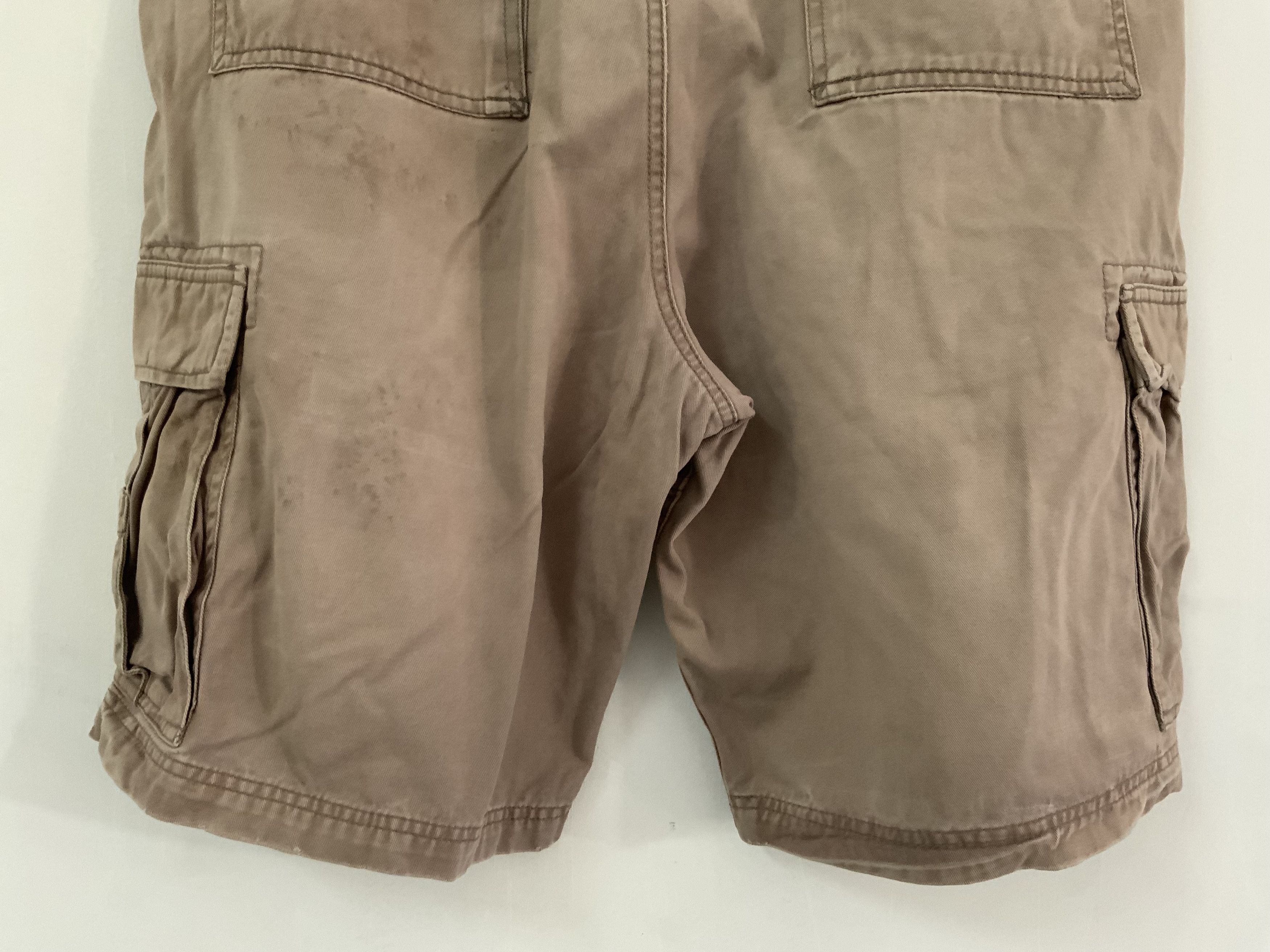 Steve And Barrys Steve & Barry’s Cargo Khaki Shorts Size US 36 / EU 52 - 6 Thumbnail