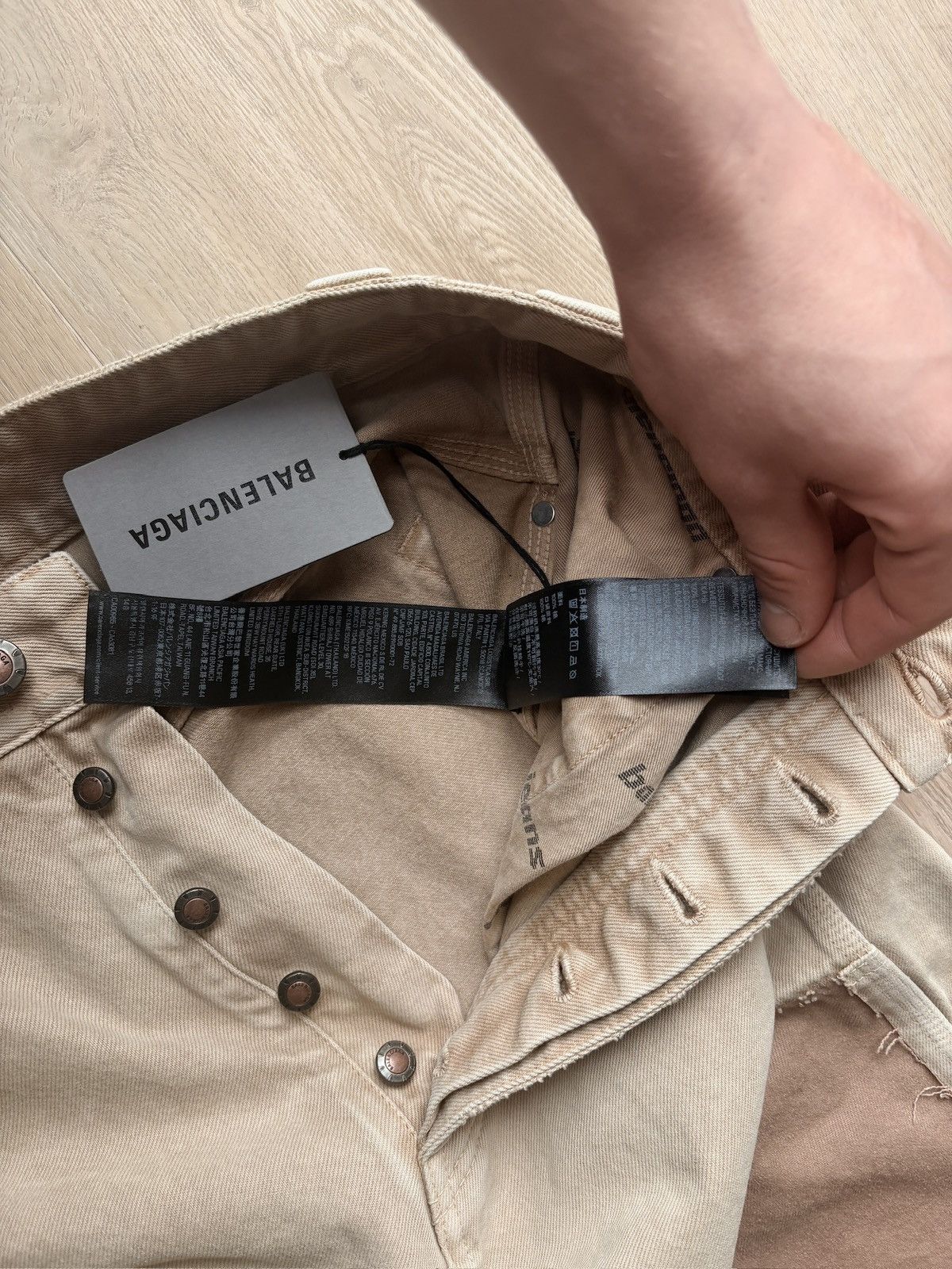 Balenciaga Balenciaga 25FW Destressed Double Knee Carpenter Pants Size US 32 / EU 48 - 13 Thumbnail