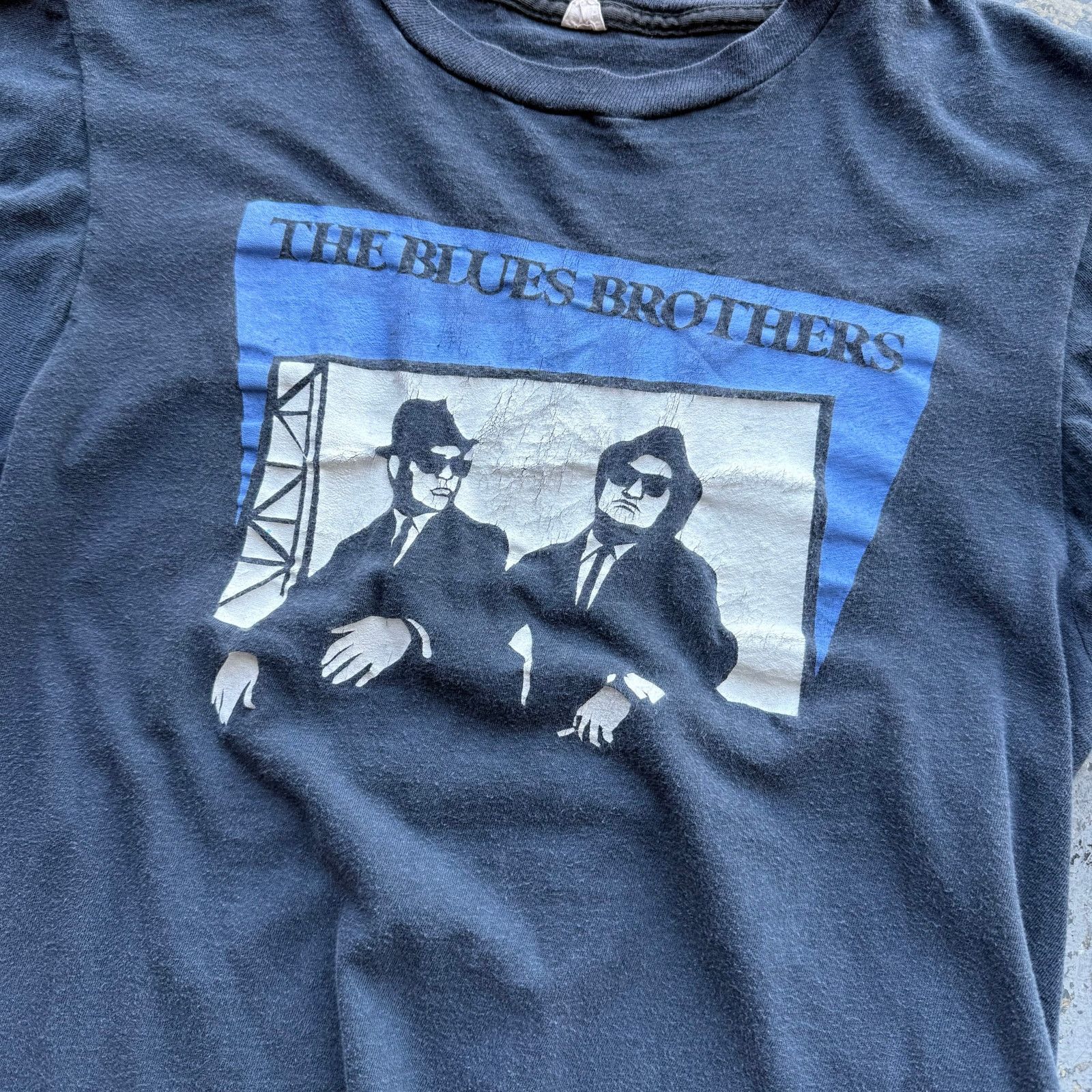 Vintage Vintage 80’s Blues Brothers Hegewisch Records Chicago Tee Size US M / EU 48-50 / 2 - 2 Thumbnail