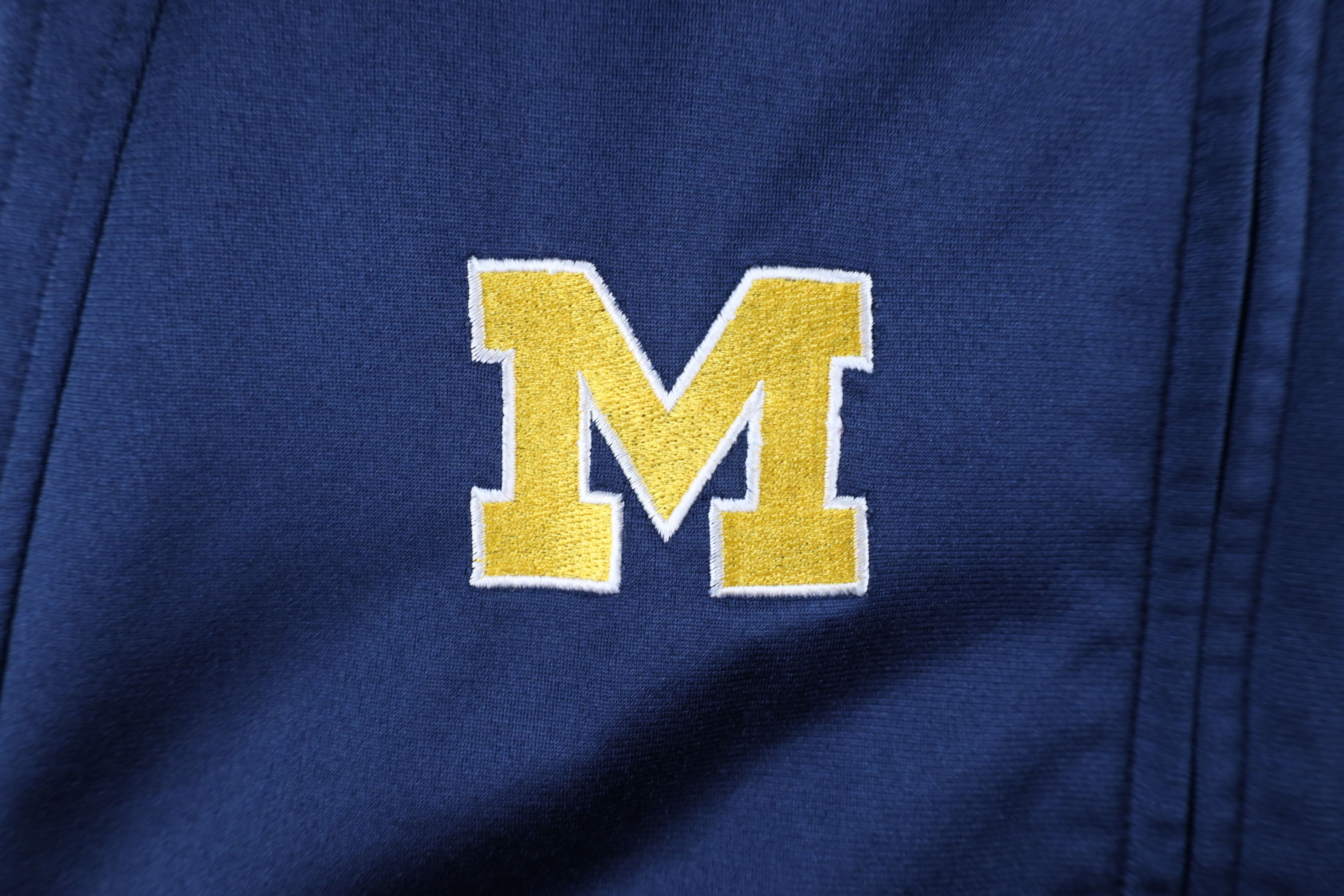Vintage Nike University of Michigan Football Full Zip Jacket