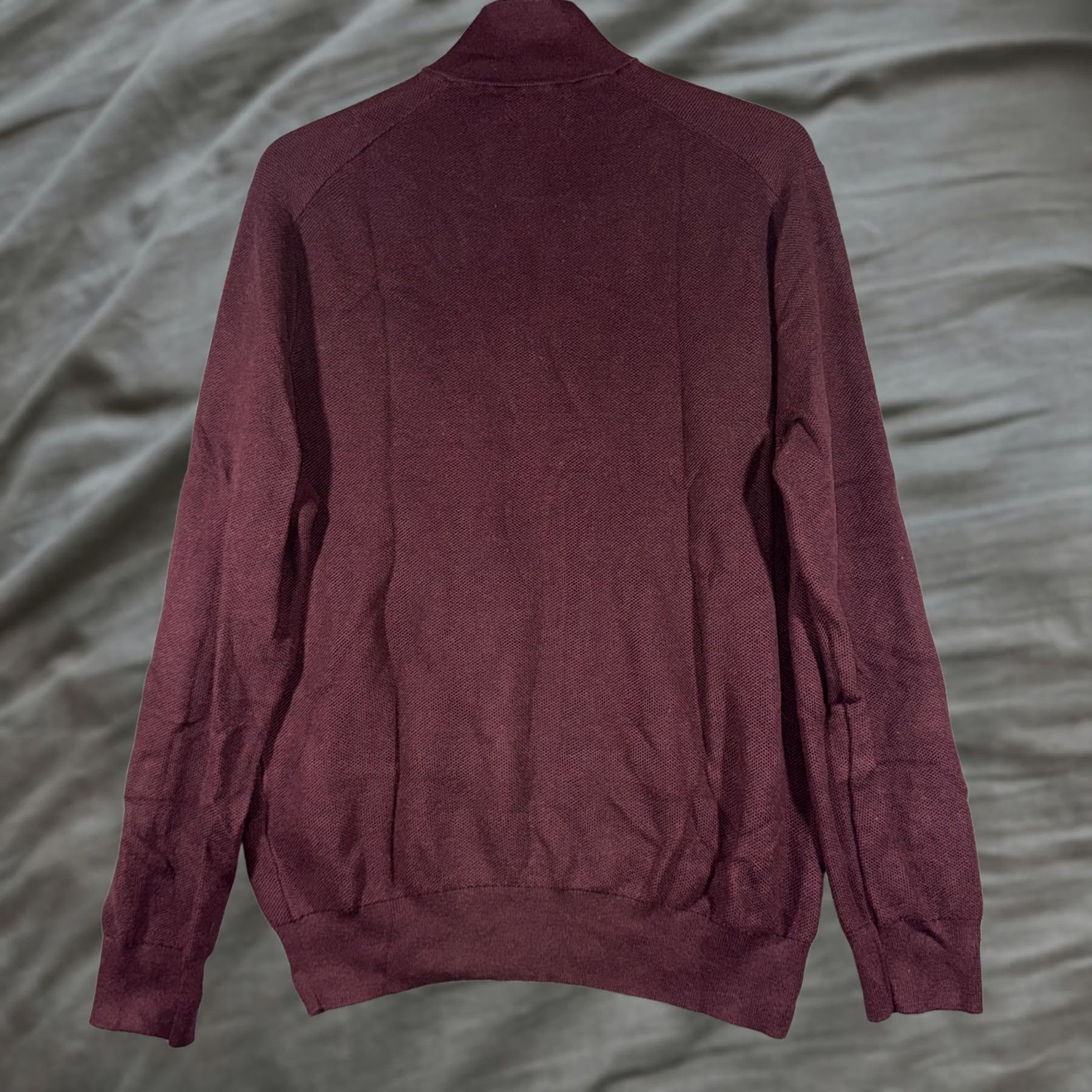 Polo Ralph Lauren Polo Ralph Lauren Sweater Mens XL Red Quarter Zip Mock Neck Knit Cotton Pullover Regular Fit Varsity Pony Logo 1/4 Zip Size US XL / EU 56 / 4 - 1 Thumbnail