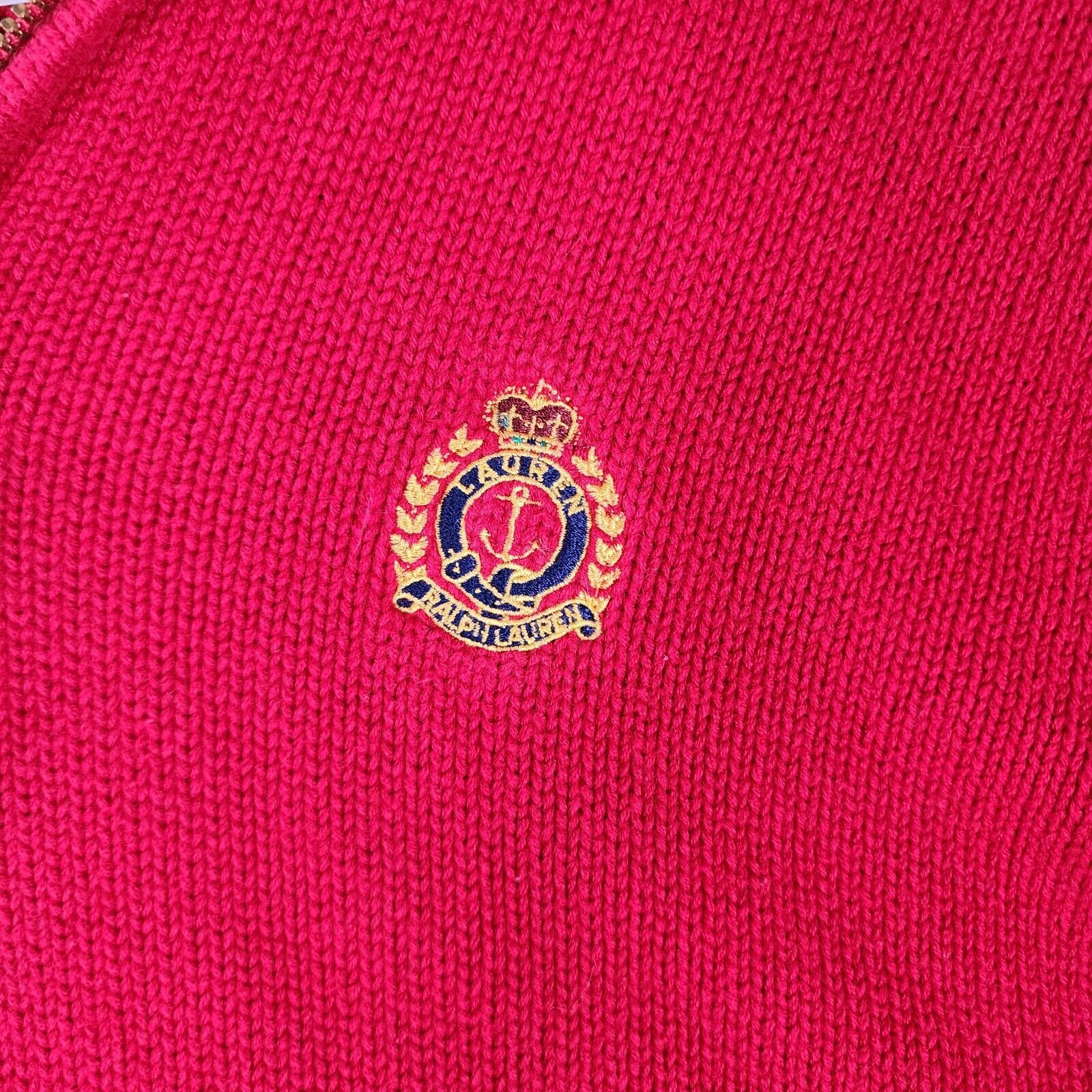 Lauren Ralph Lauren LAUREN Ralph Lauren Womens Sweater Knit Embroidered L Size L / US 10 / IT 46 - 3 Thumbnail