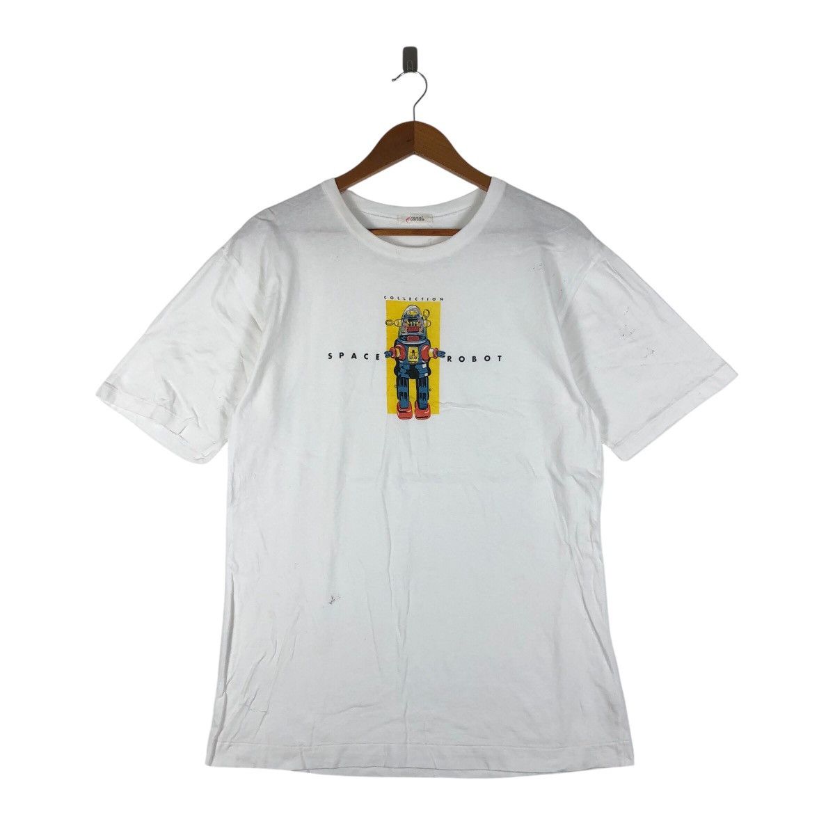 Vintage SPACE ROBOT Rare Design T-Shirt