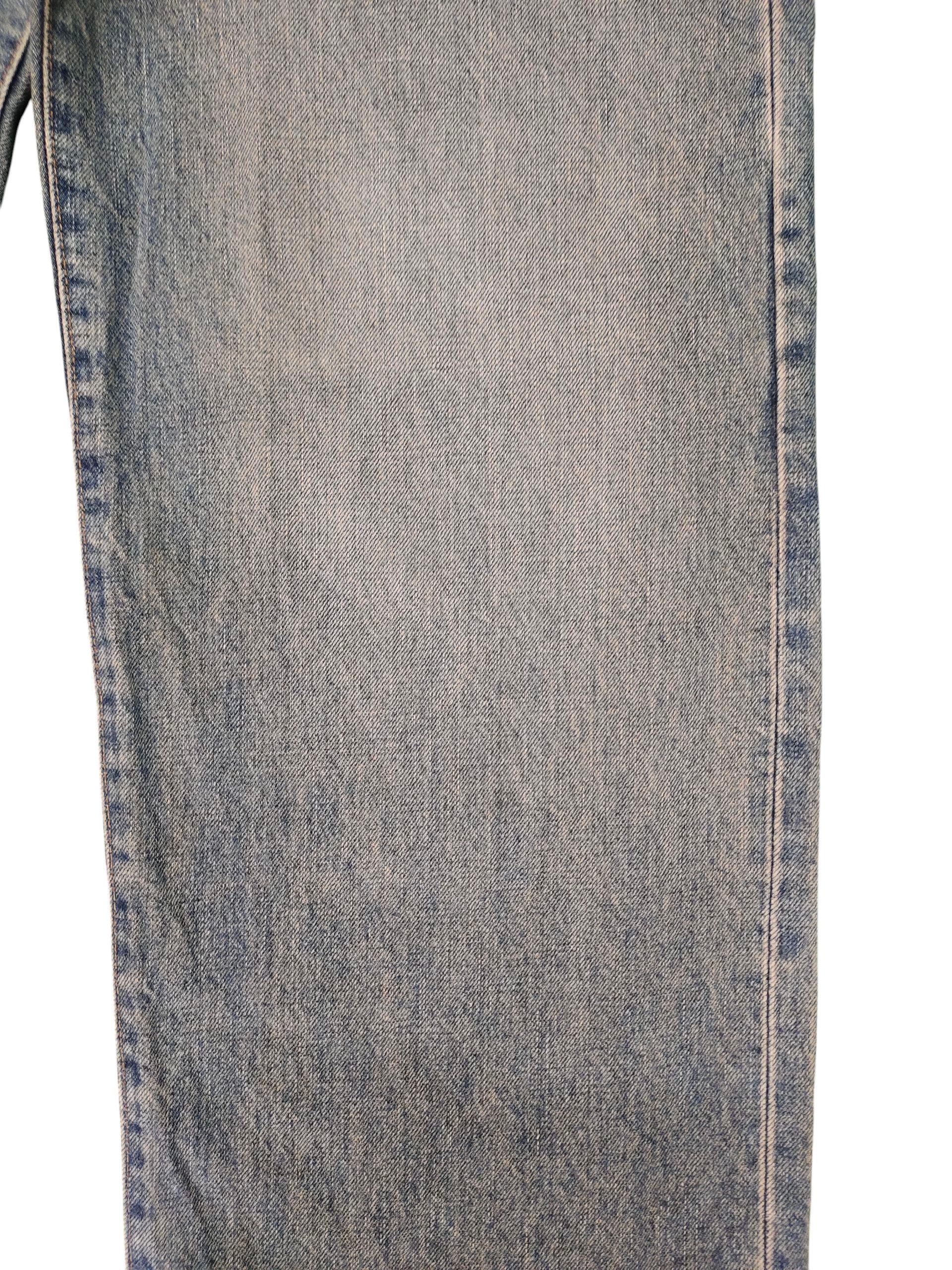Kapital Vintage 90s Wrangler Selvedge Distress Wide Leg Denim Jeans Size US 30 / EU 46 - 3 Thumbnail