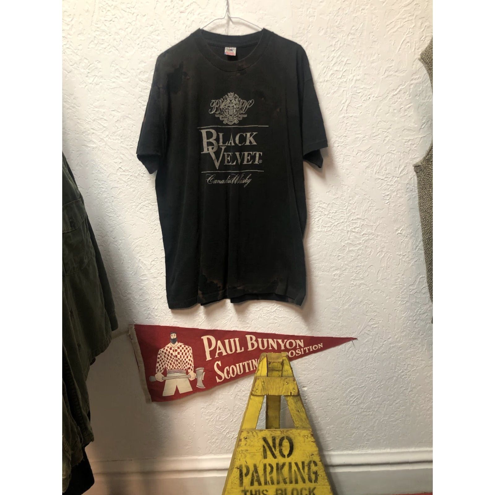 Velvet VINTAGE Faded Black Velvet Canadian Whiskey T Shirt XL Men Velvet Black Sun Liquor Adult XL T-Shirt Mens Size US XL / EU 56 / 4 - 3 Thumbnail