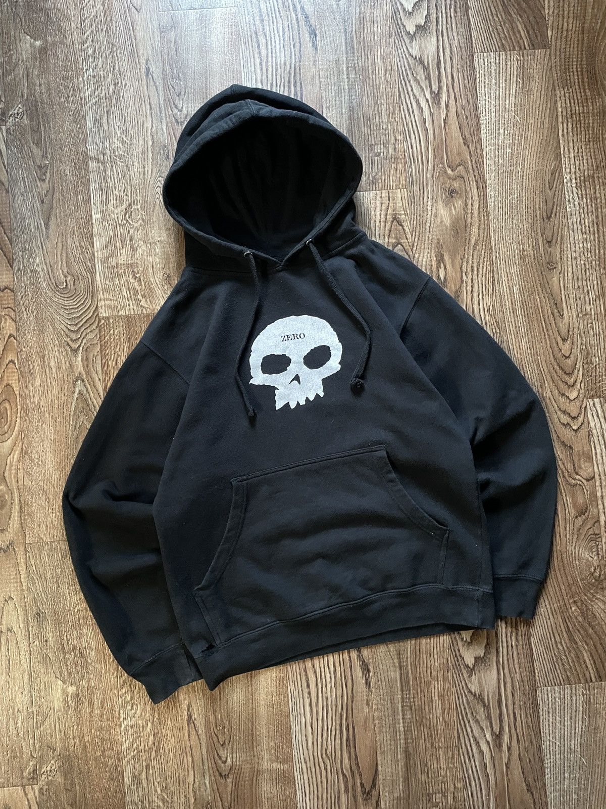 Vintage Vintage Zero Skateboards hoodie Size US S / EU 44-46 / 1 - 2 Thumbnail
