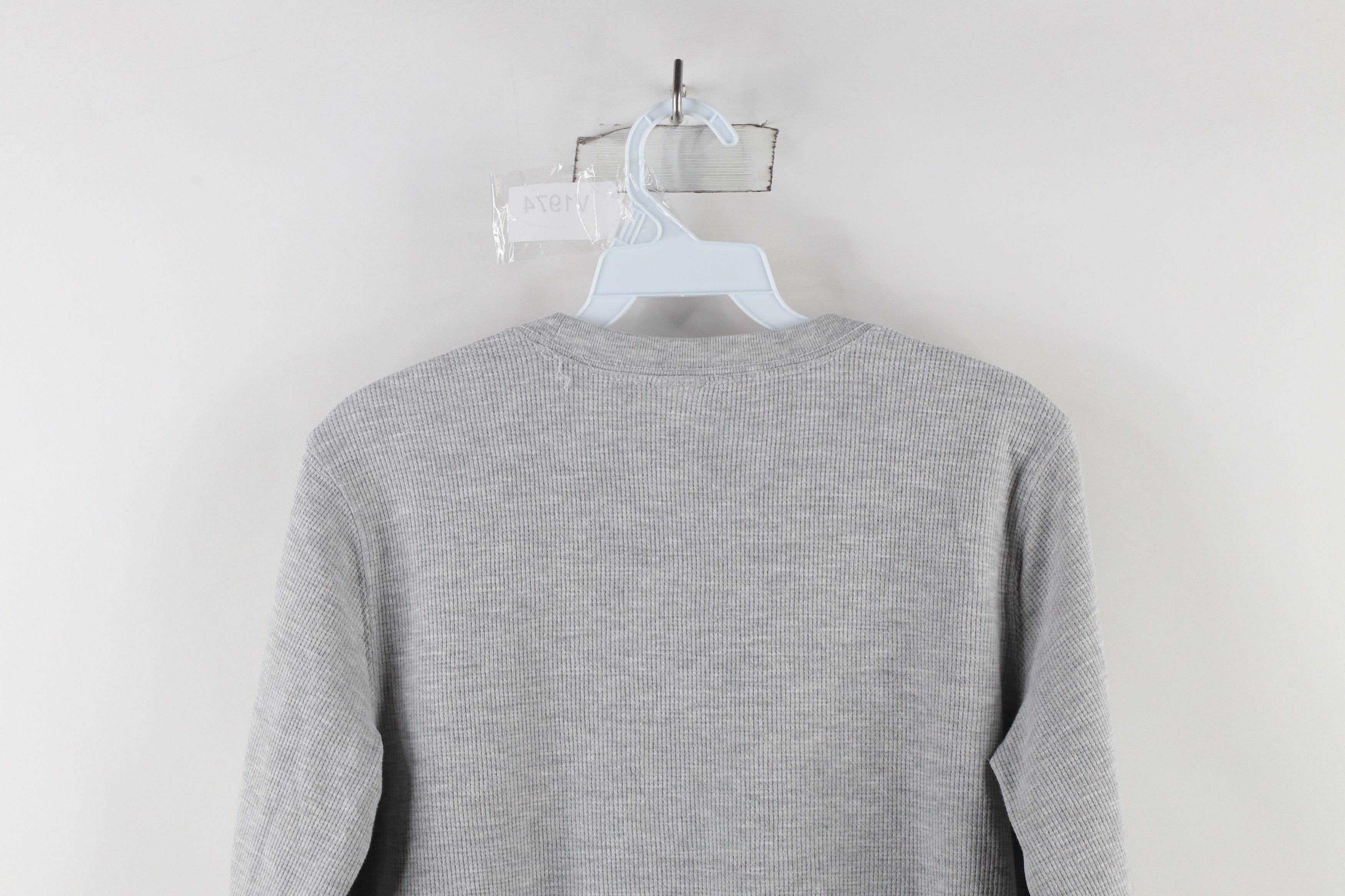 Vintage Vintage Bucks Basketball Thermal Waffle Knit T-Shirt Gray Size S / US 4 / IT 40 - 7 Thumbnail