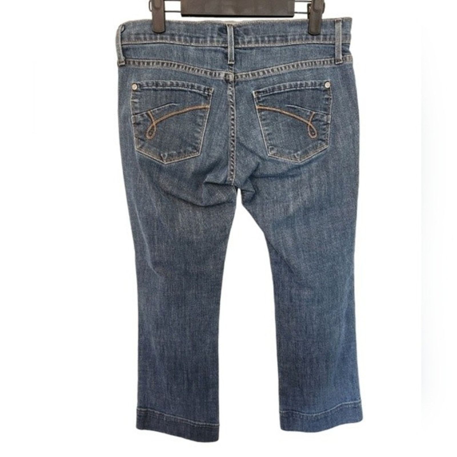 James Jeans James Jeans Cropped Dry Aged Denim Jeans 27 Size 27" / US 4 / IT 40 - 6 Thumbnail