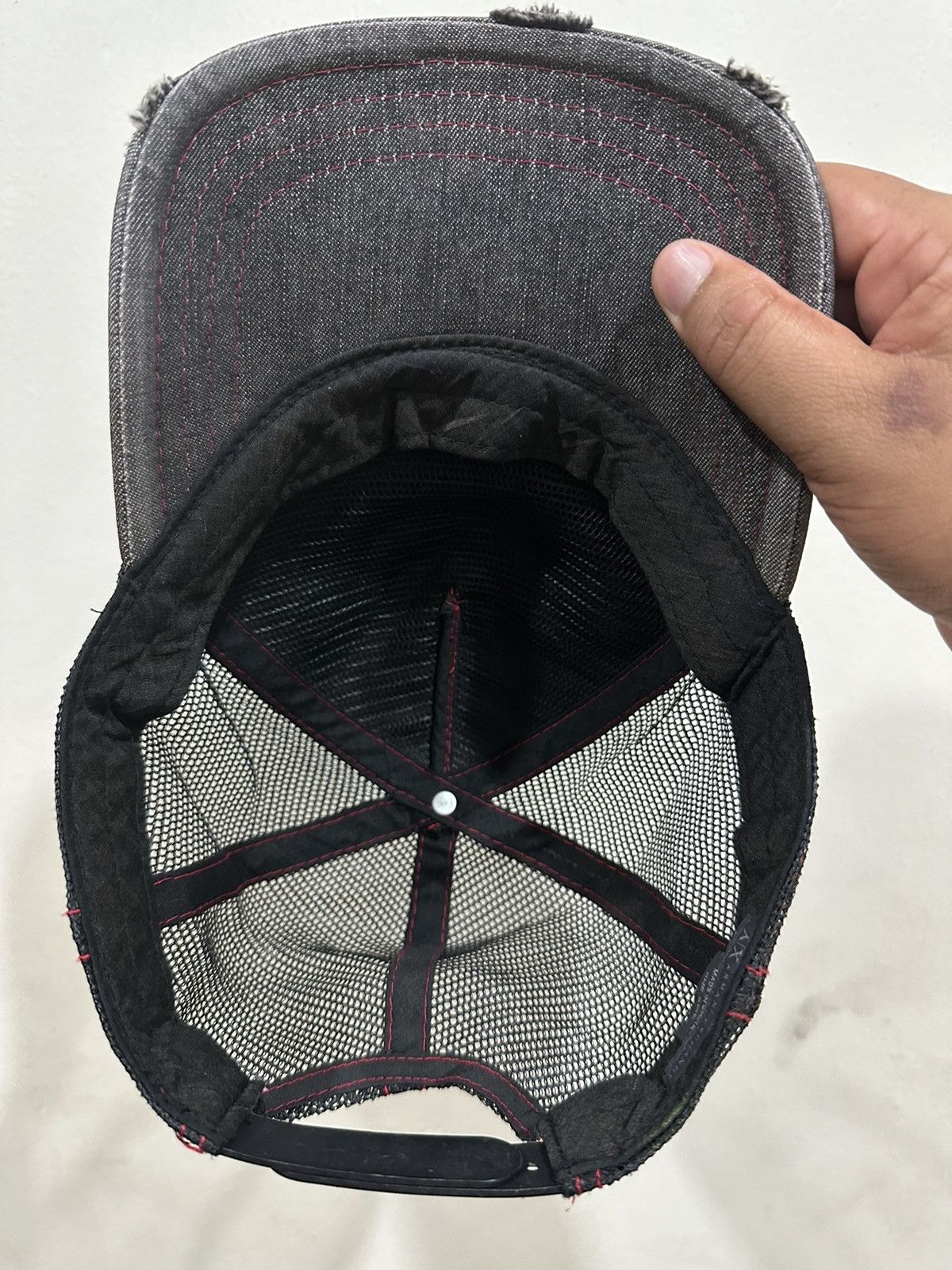 VTG Distress Armani Exchange Trucker Hat