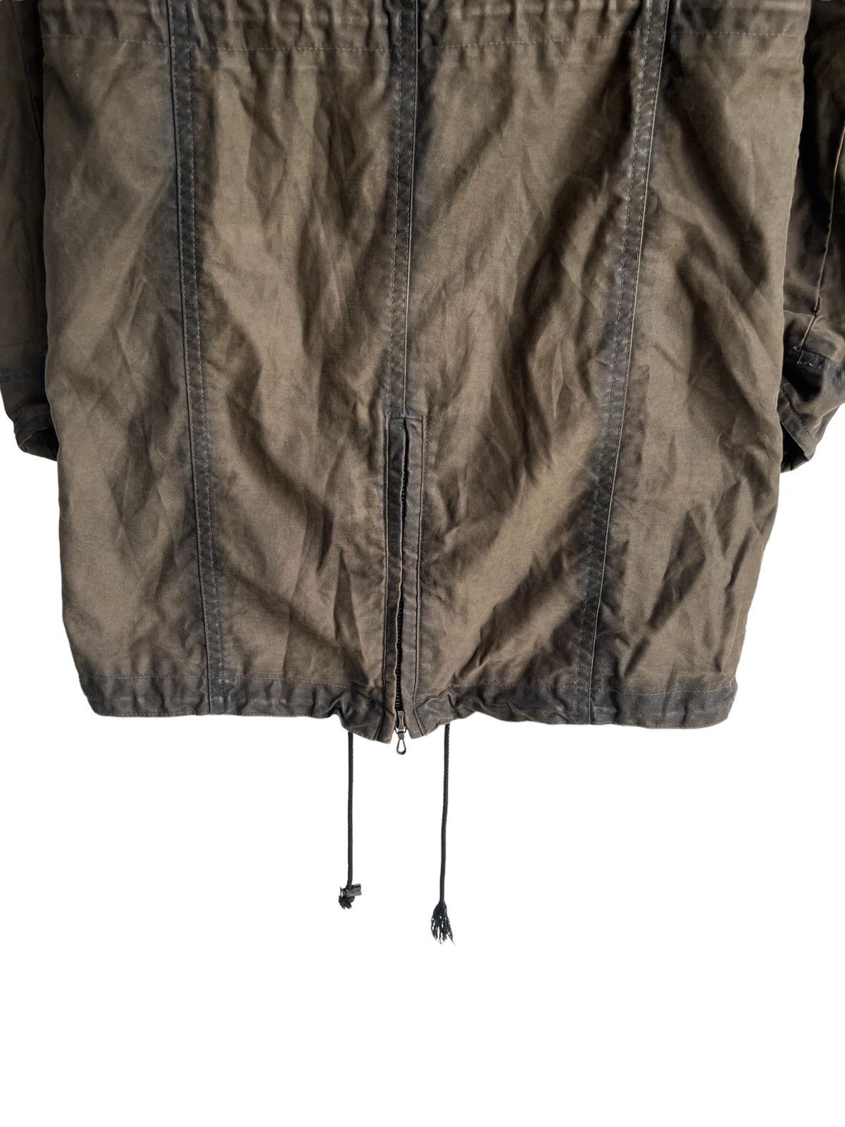 Shellac Y2K Shellac 🇯🇵 Waxed Cotton Post Apocalypse Bono Parka Jacket Size US M / EU 48-50 / 2 - 8 Thumbnail