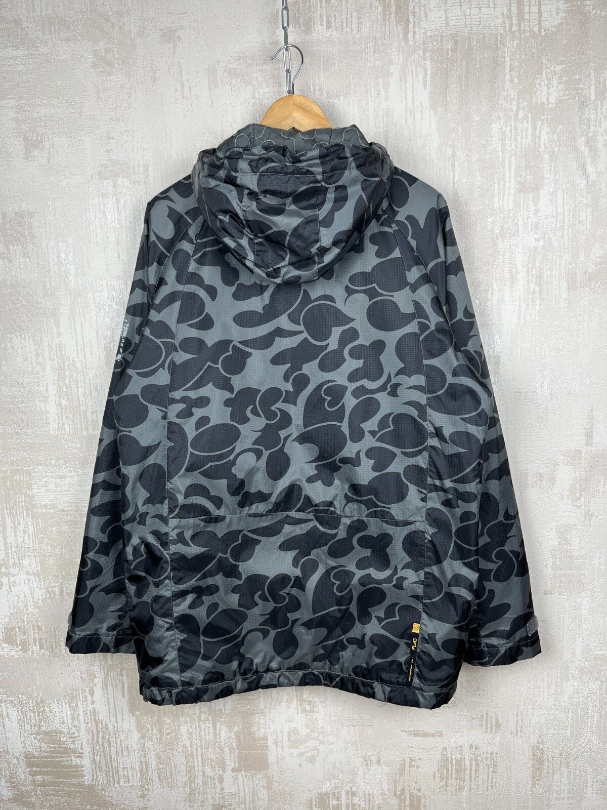 Other Fly53 Hooded Windbreaker Nylon Camo? Jacket Lightly Padded Size US L / EU 52-54 / 3 - 16 Thumbnail