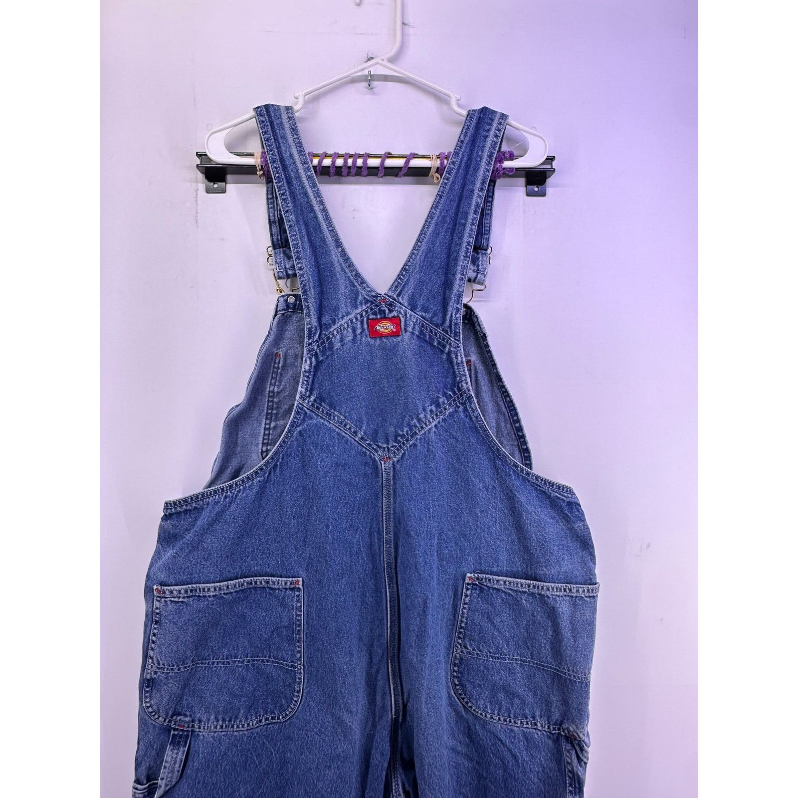Dickies Dickies Blue Bib Demin Overall No Tag Might Be L/XL Size US 30 / EU 46 - 7 Thumbnail