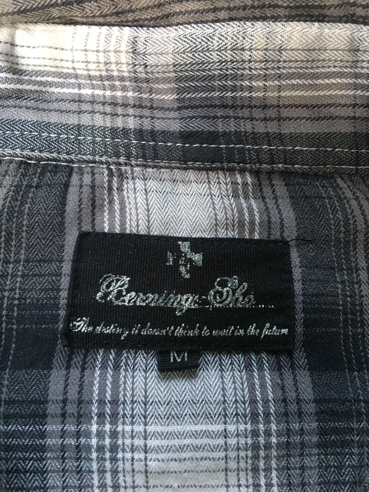 If Six Was Nine Y2K Bernings-Sho Poem Button Shirt Size US M / EU 48-50 / 2 - 7 Thumbnail