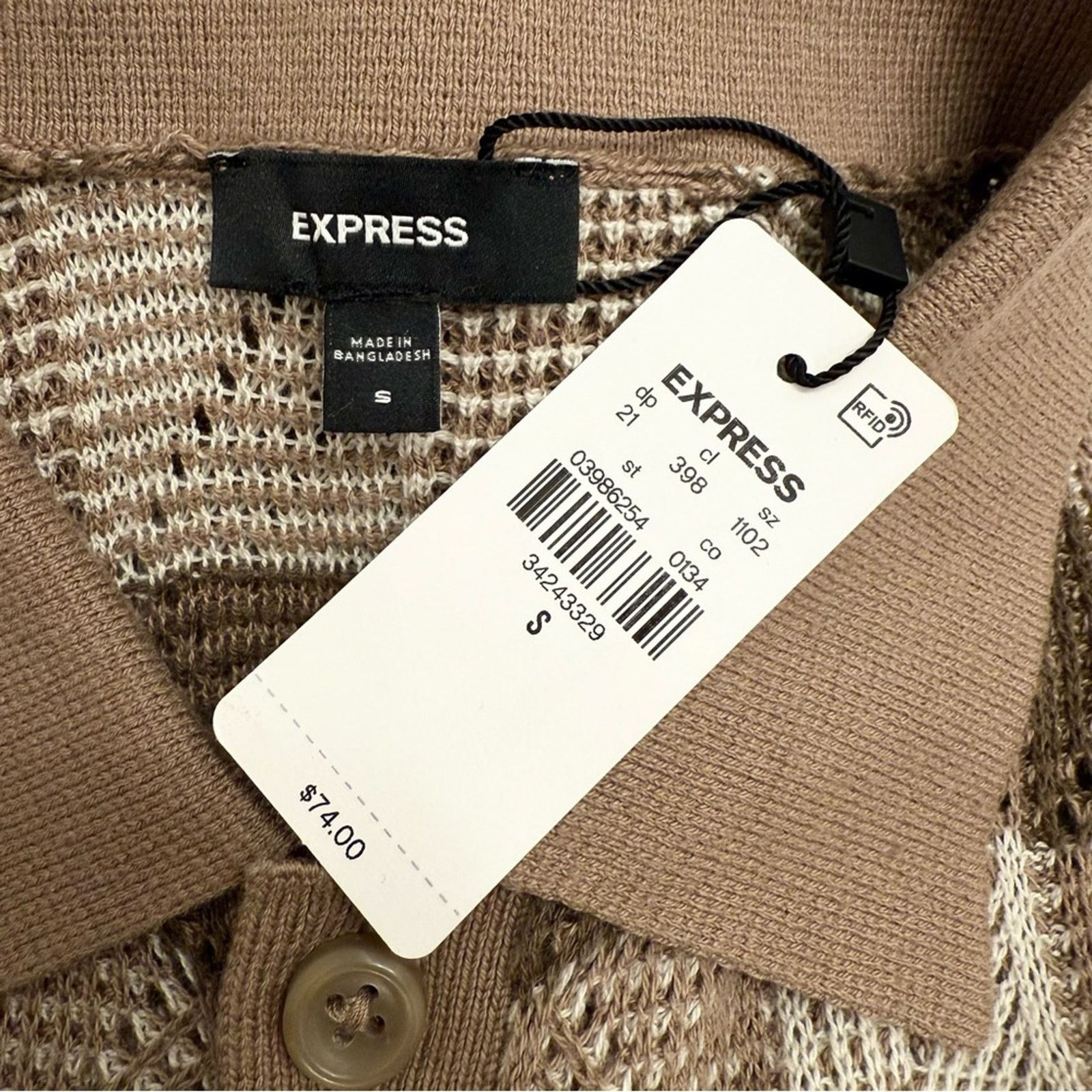Express Express Button Down Sweater Polo S Size US S / EU 44-46 / 1 - 10 Thumbnail