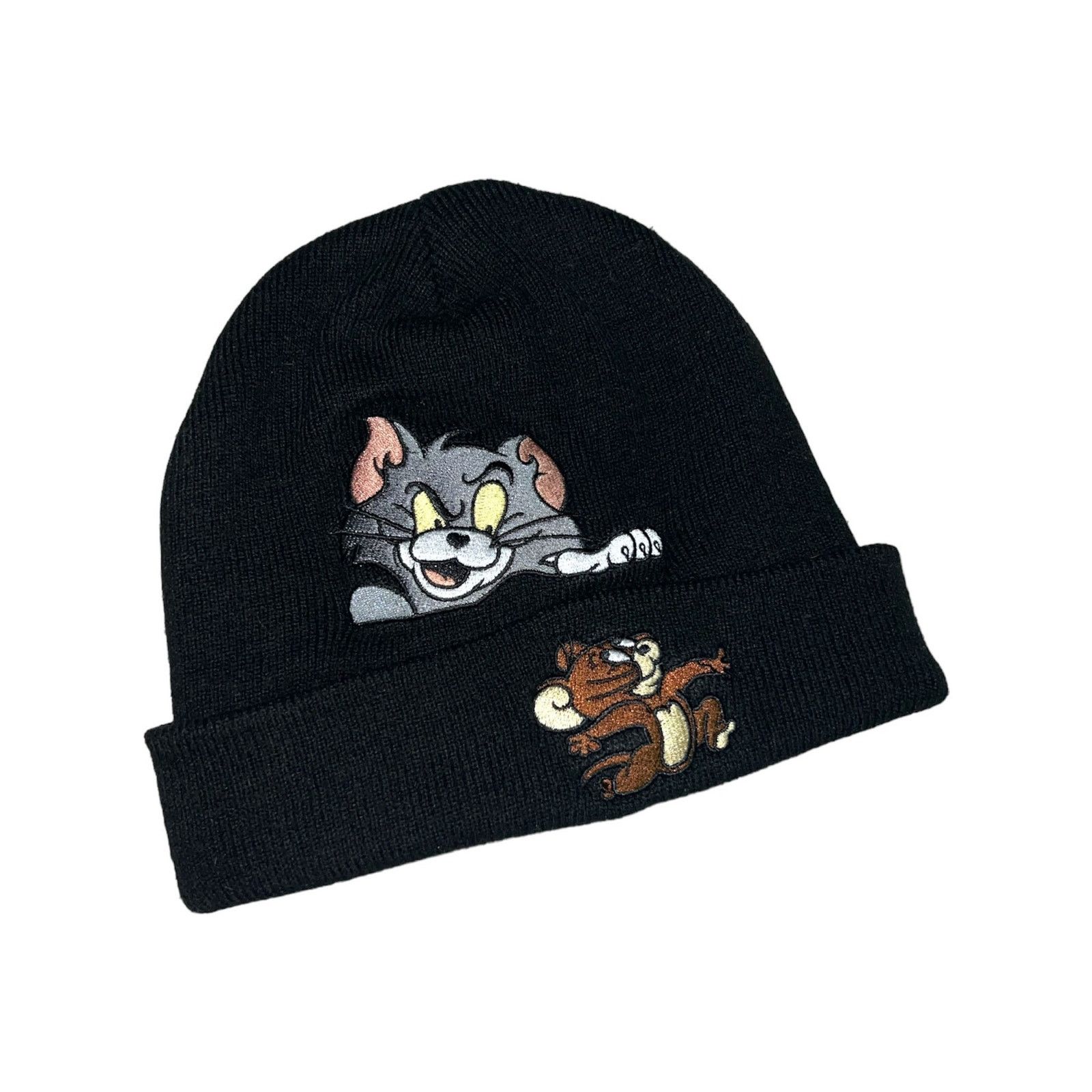 image of Supreme Ss16 Tom And Jerry Beanie in Black, Men's