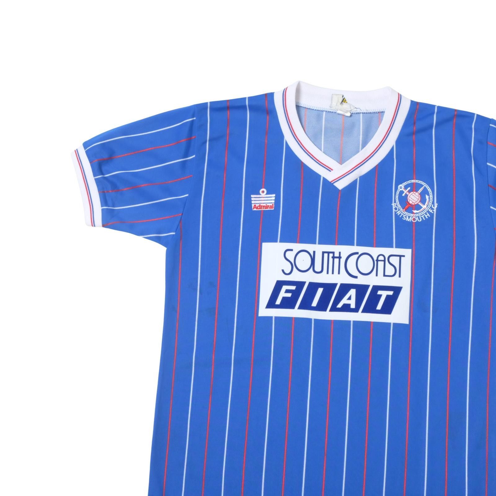 Admirable Co. 1987/88 Portsmouth Home Shirt Admiral (S) Size US S / EU 44-46 / 1 - 3 Thumbnail