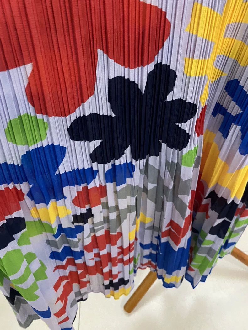 Issey Miyake Issey Miyake printed dress Size L / US 10 / IT 46 - 8 Thumbnail