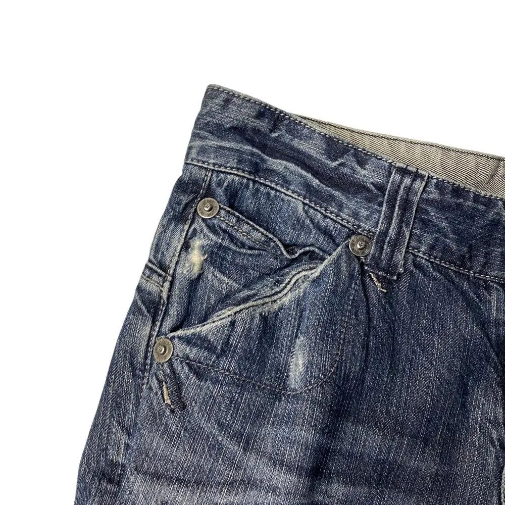 Hysteric Glamour 2000's Hillion Flared Seawash Hirako Stitch Jeans Size US 31 - 5 Thumbnail