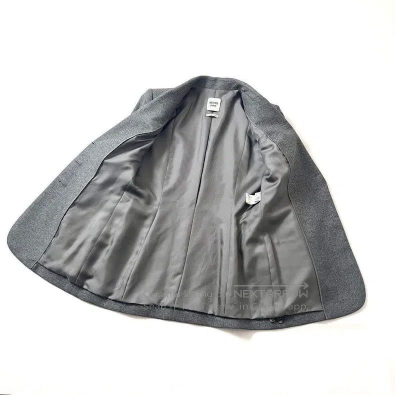Hermes Hermes Gray Cashmere Blazer Jacket Size S / US 4 / IT 40 - 3 Thumbnail