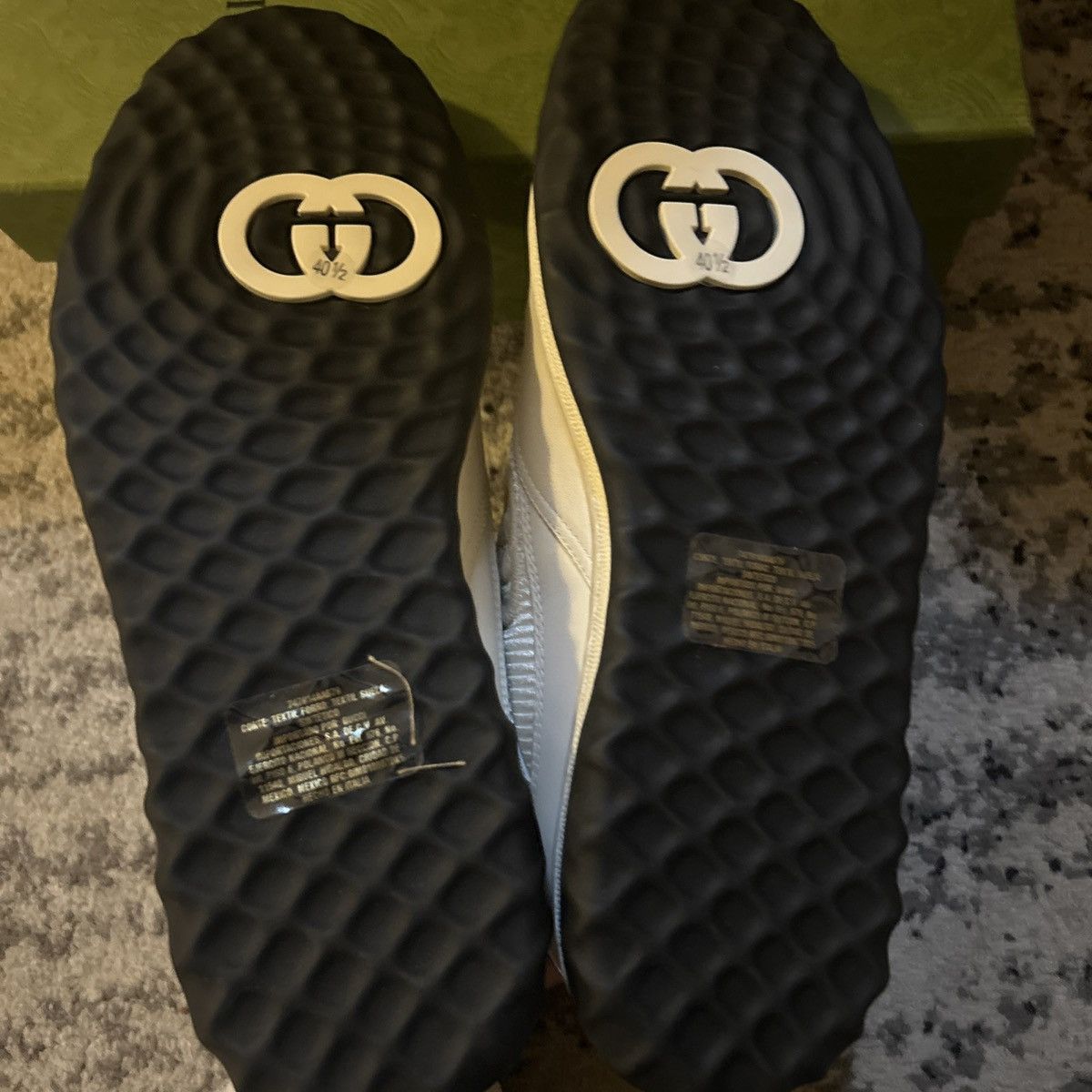 Gucci Gucci Mac80 Sneaker Off White Black size 40.5 Size US 10.5 / IT 40.5 - 4 Thumbnail