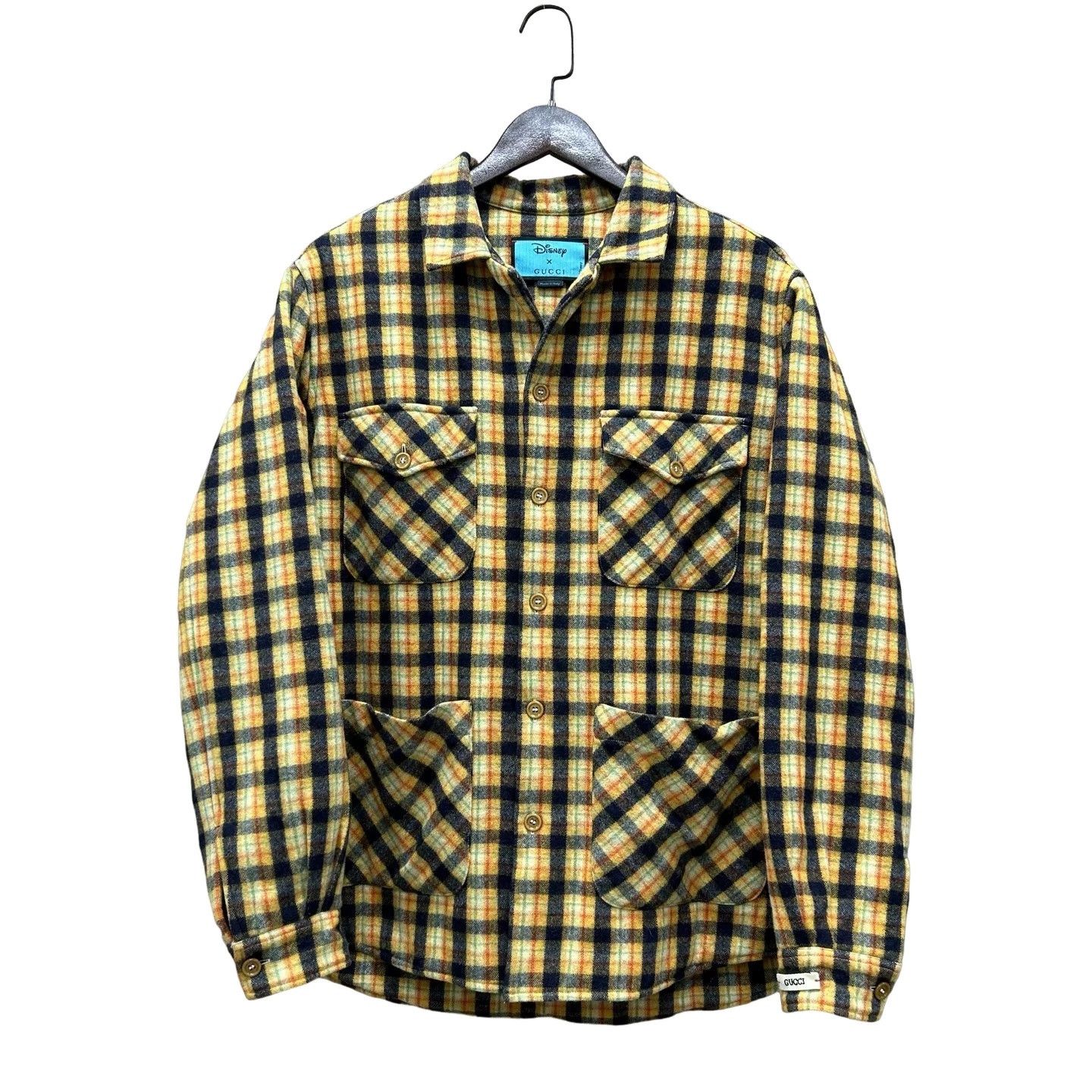 Gucci Gucci x Disney Plaid Wool Shirt Jacket Size 44 Size US S / EU 44-46 / 1 - 1 Thumbnail