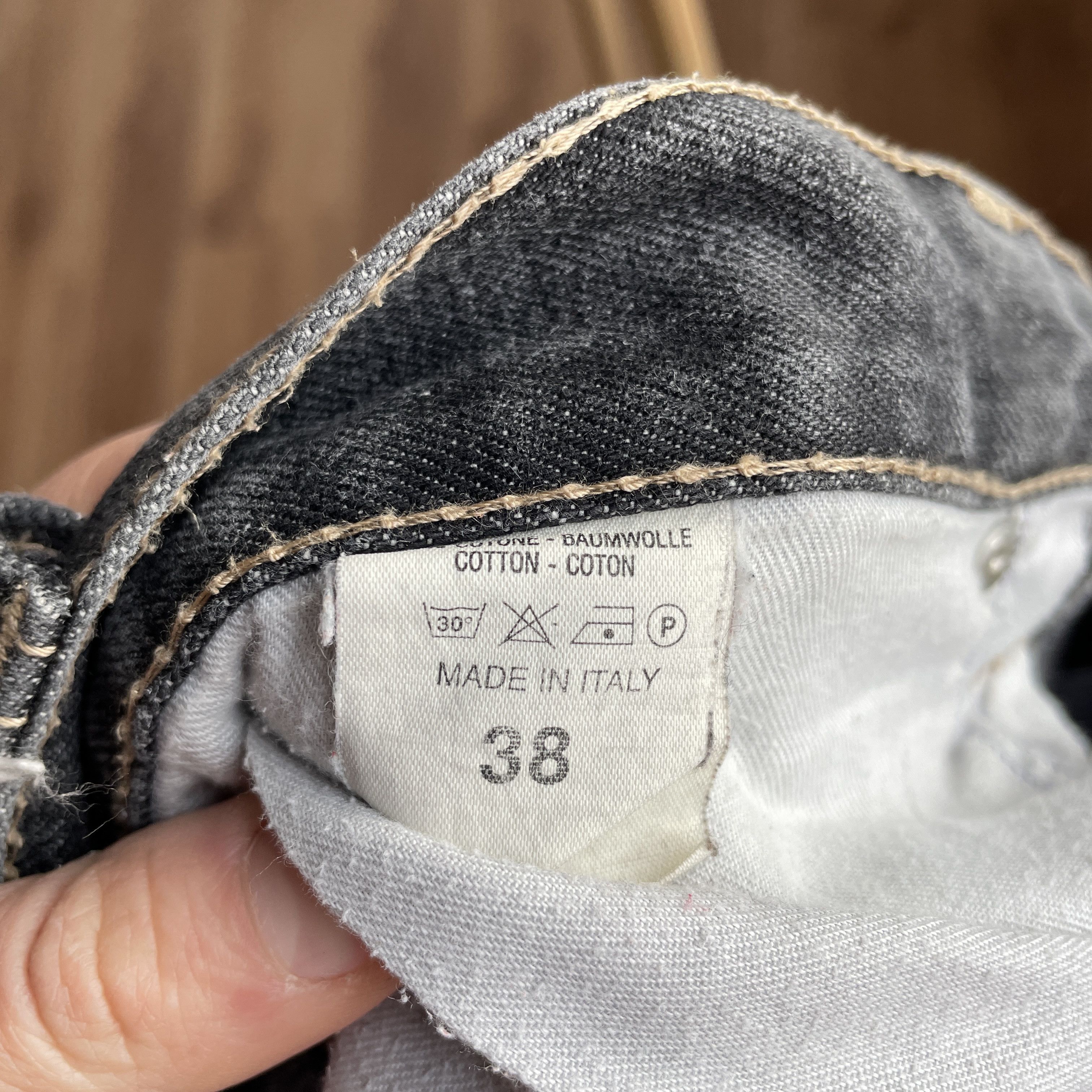 Neil Barrett Neil Barrett Vintage Bootcut Distressed Washed Black Denim Size US 38 / EU 54 - 16 Thumbnail
