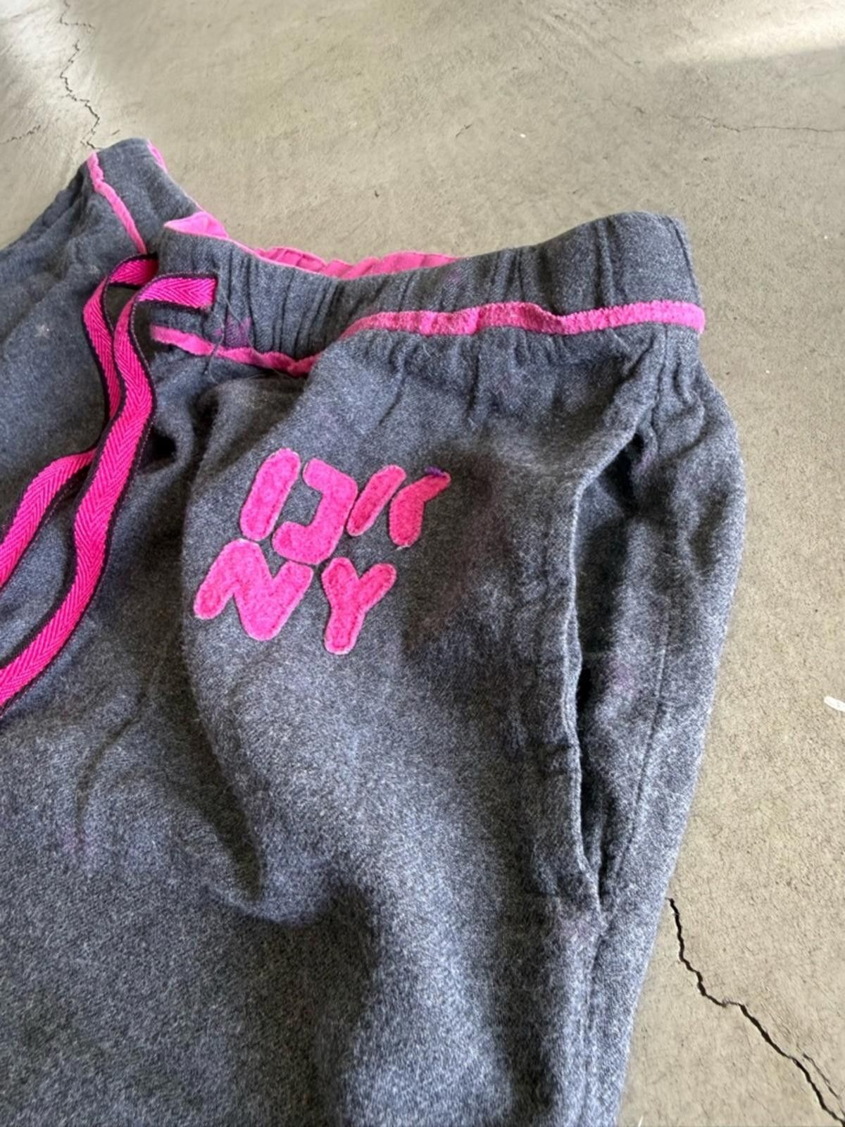 DKNY DKNY / Fleece Pajama Pants / Gray Pink Size ONE SIZE - 2 Thumbnail