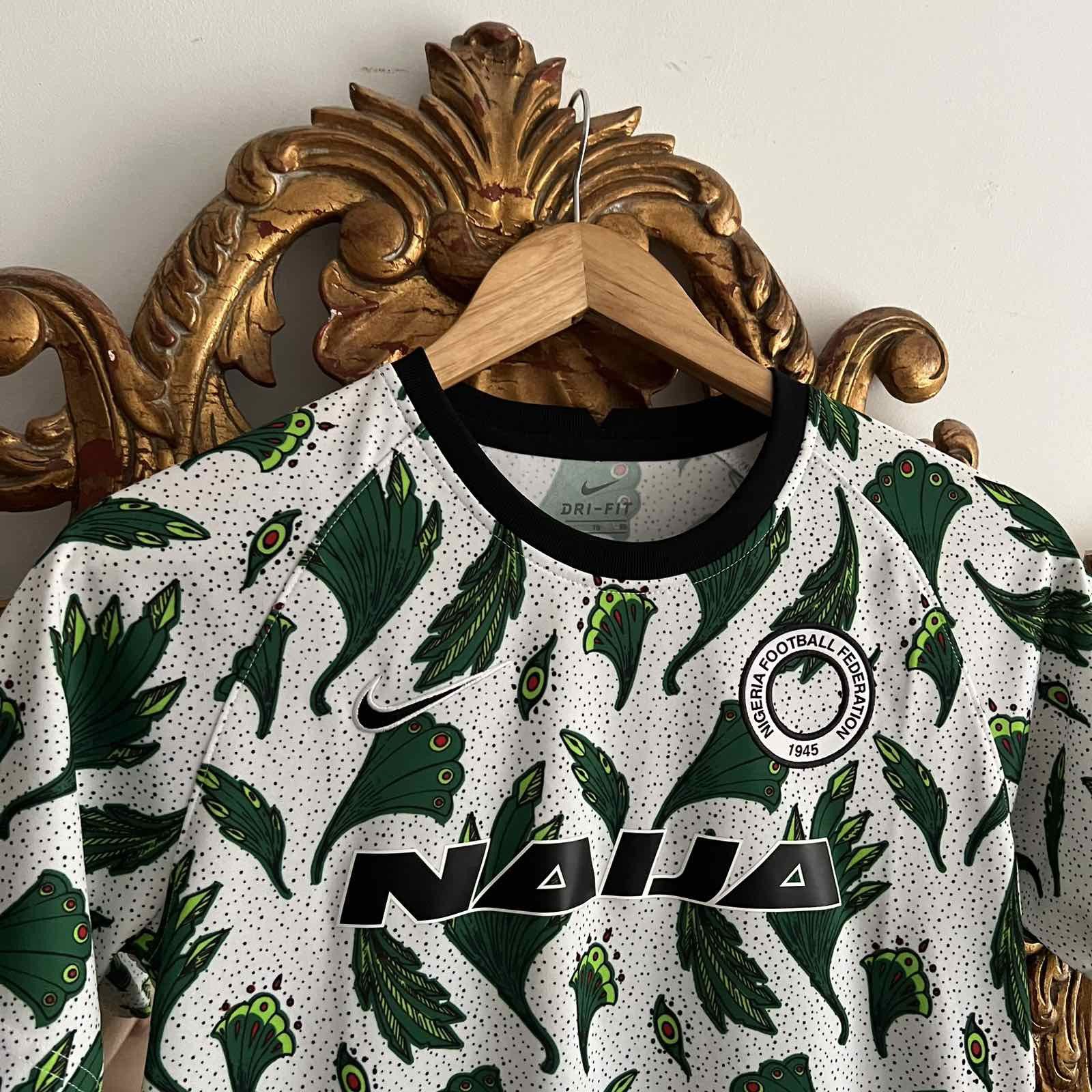 Nike NIKE NIGERIA FOOTBALL FEDERATION NAIJA SOCCER JERSEY SIZE S Size US S / EU 44-46 / 1 - 4 Thumbnail