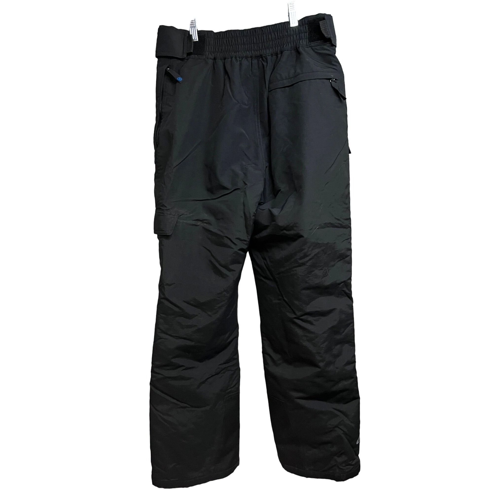 Vintage Slalom Mens Black Cargo Ski Snow Pants Small Insulated Water Size US 32 / EU 48 - 2 Thumbnail