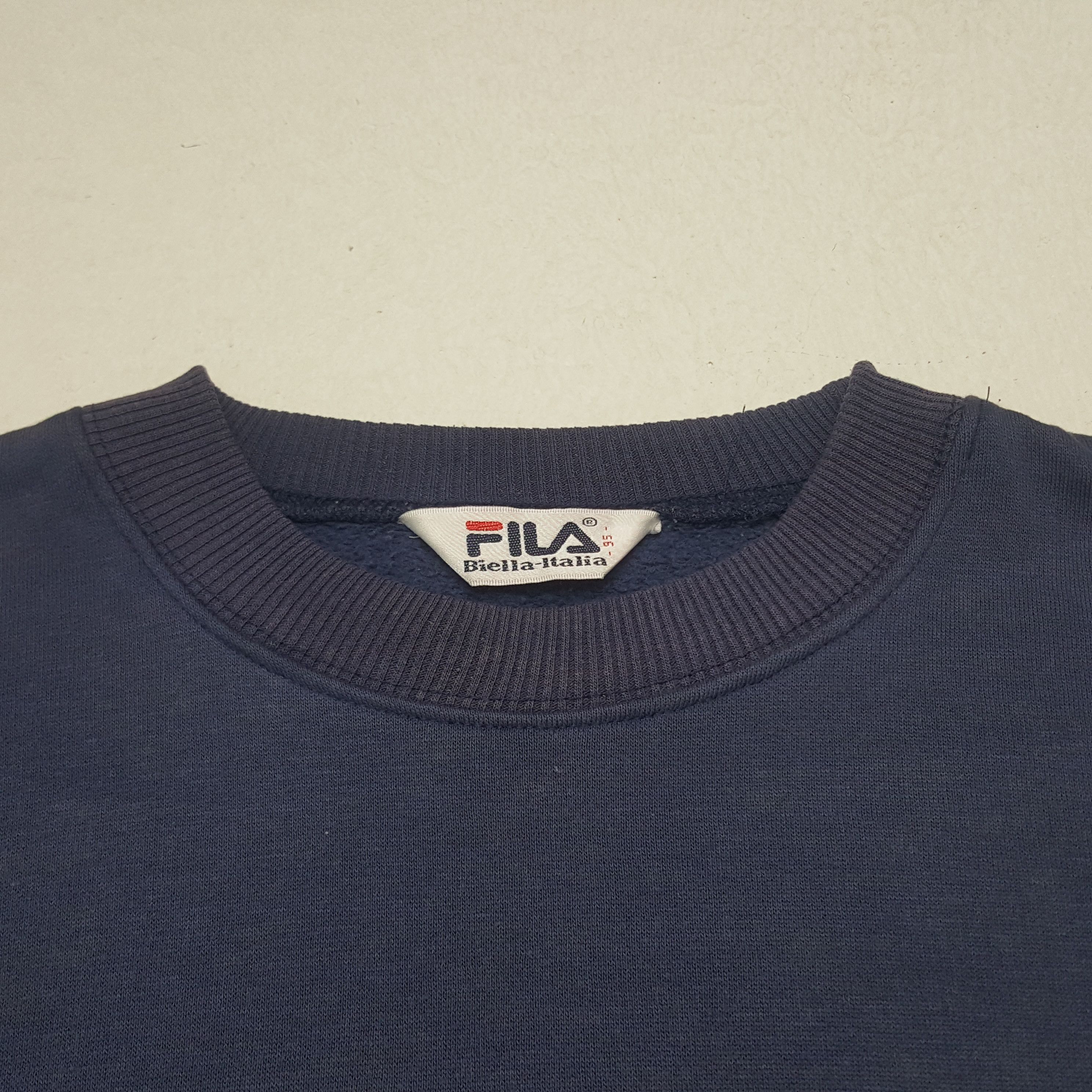 Fila × Vintage Vintage Fila Biella Italia Fashion Brand Sweatshirt Size US L / EU 52-54 / 3 - 5 Thumbnail