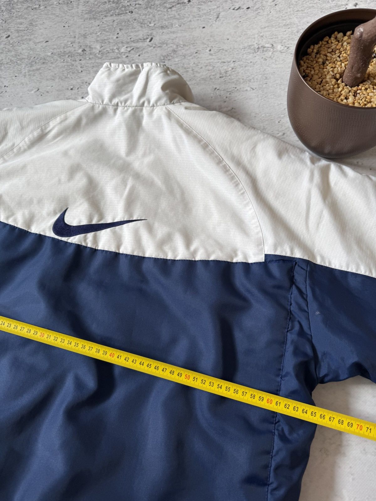 Nike × Vintage NIKE VINTAGE BASIC LOGO OVERSIZE BAGGY LIGHT JACKET Size US M / EU 48-50 / 2 - 11 Thumbnail