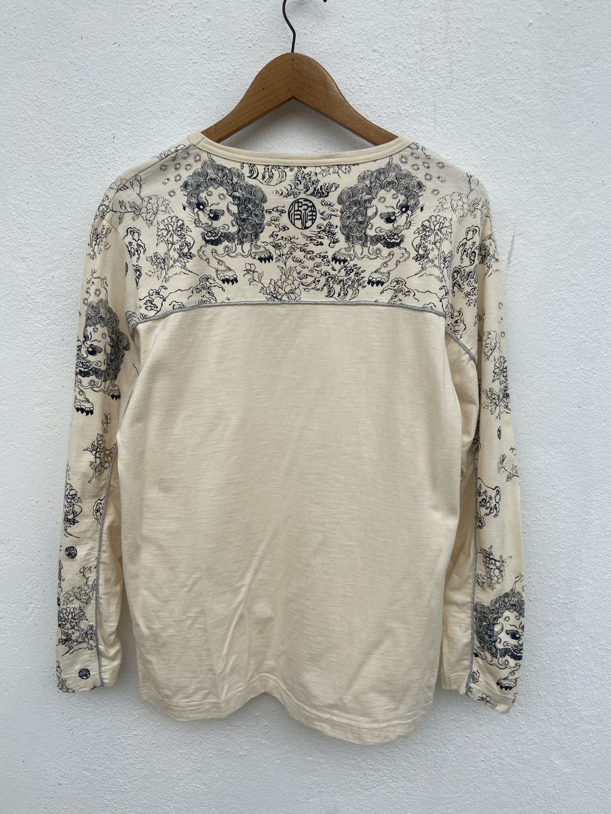 Karakuri Tamashii 🔥 Vtg Japan Sukajan t shirt long sleeve Karakuri Tamashi Size US M / EU 48-50 / 2 - 5 Thumbnail