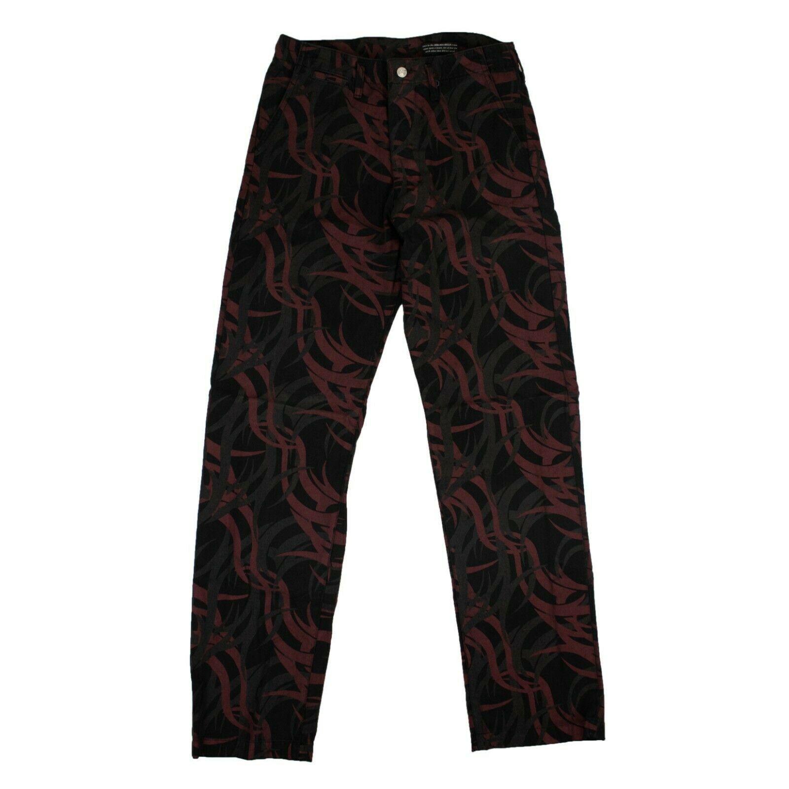 image of Siberia Hills Black 'hazzard Camo' Pants Size 26, Men's