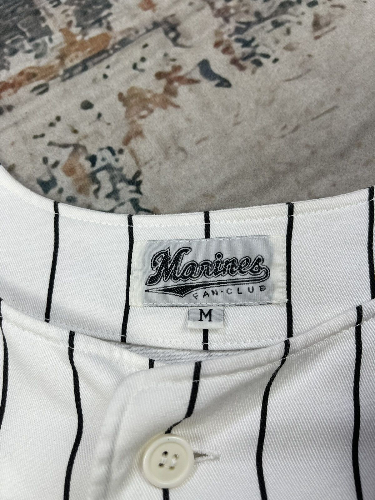 Vintage Vintage Baseball Marines Fan Club Button Shirts Size US M / EU 48-50 / 2 - 10 Thumbnail