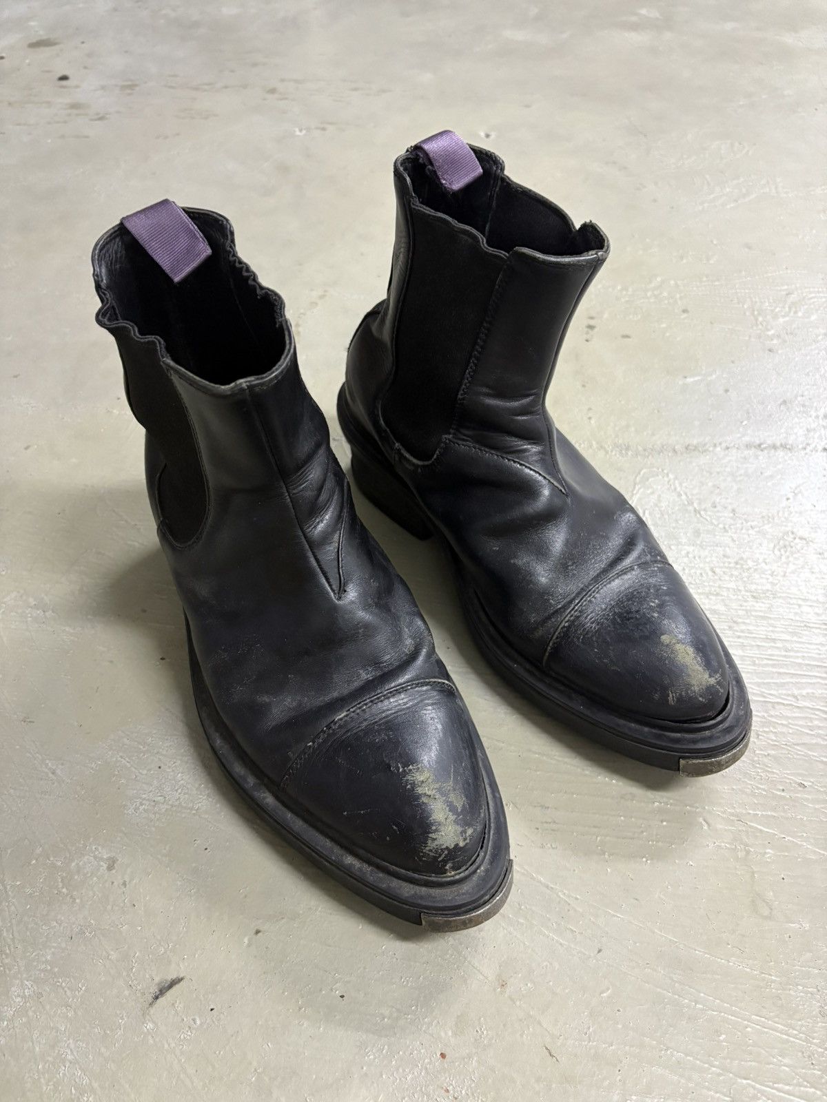 Eytys Eytys Nikita Black Chelsea Platform Steel Boots Size US 8 / EU 41 - 1 Thumbnail